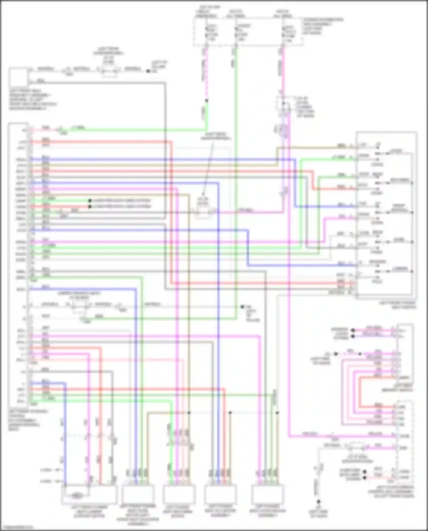 NX Lexus AZ20 (2021-2024): Driver"s memory seat circuit