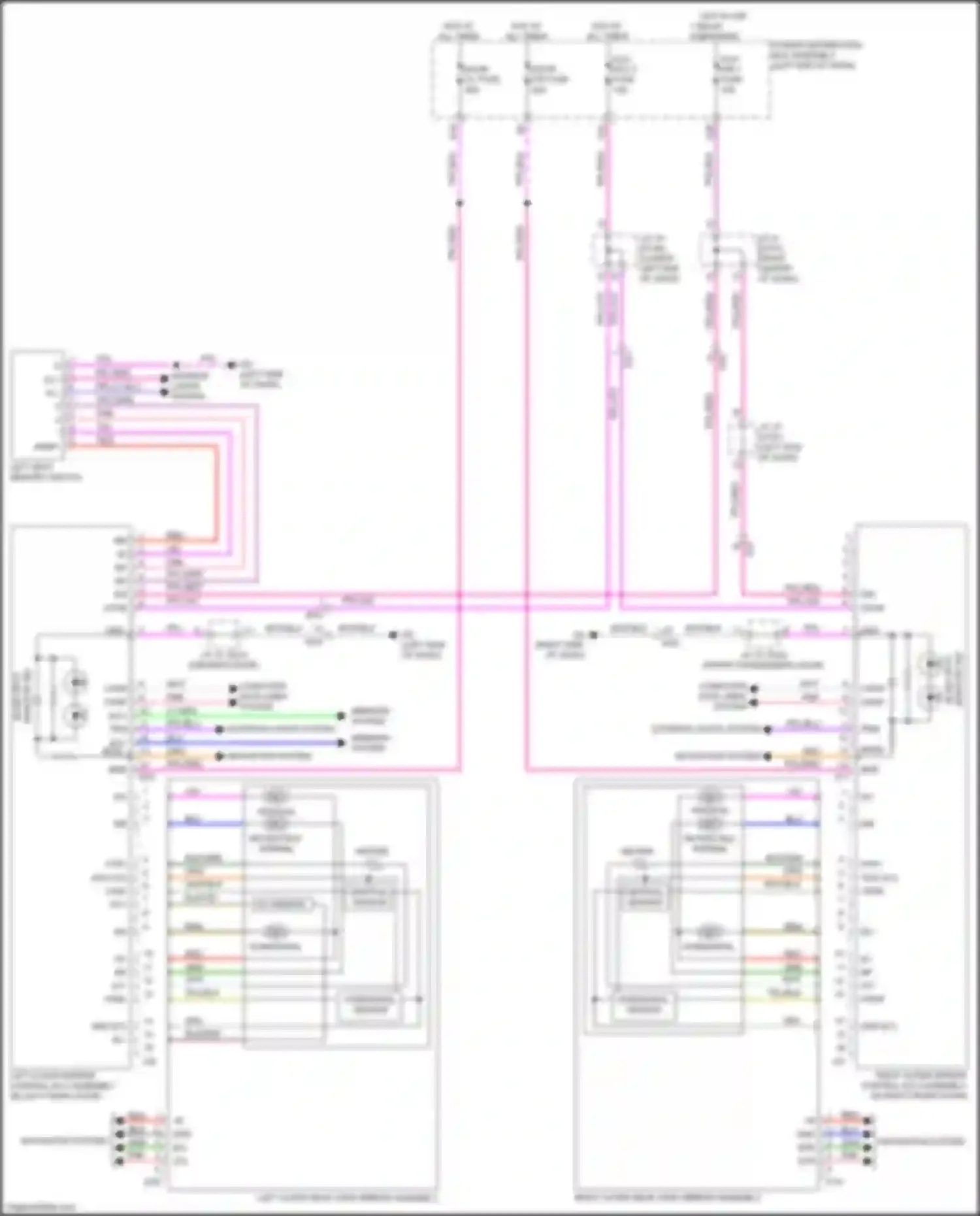 NX Lexus AZ20 (2021-2024): Memory mirrors circuit