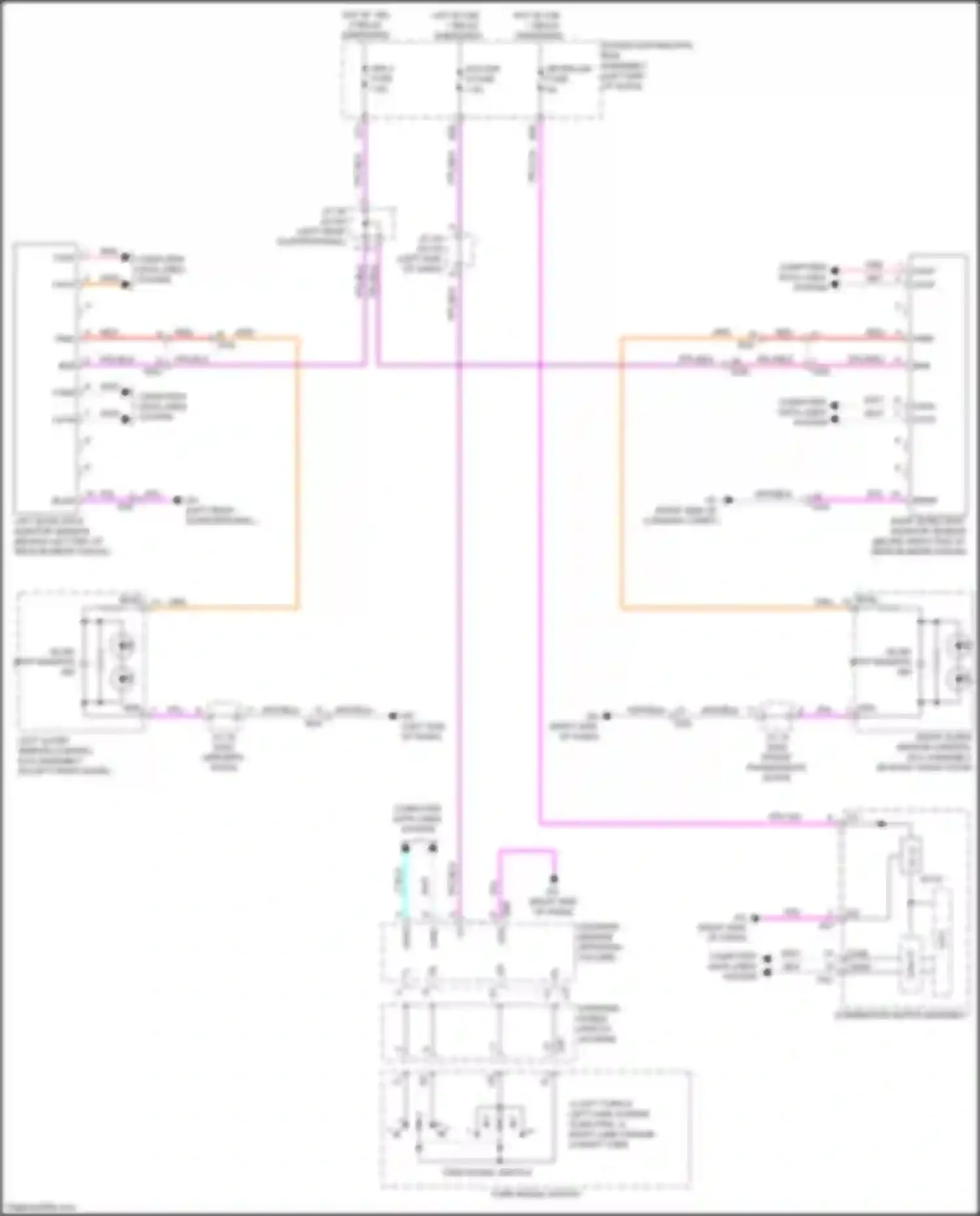 NX Lexus AZ20 (2021-2024): Blind spot monitoring circuit