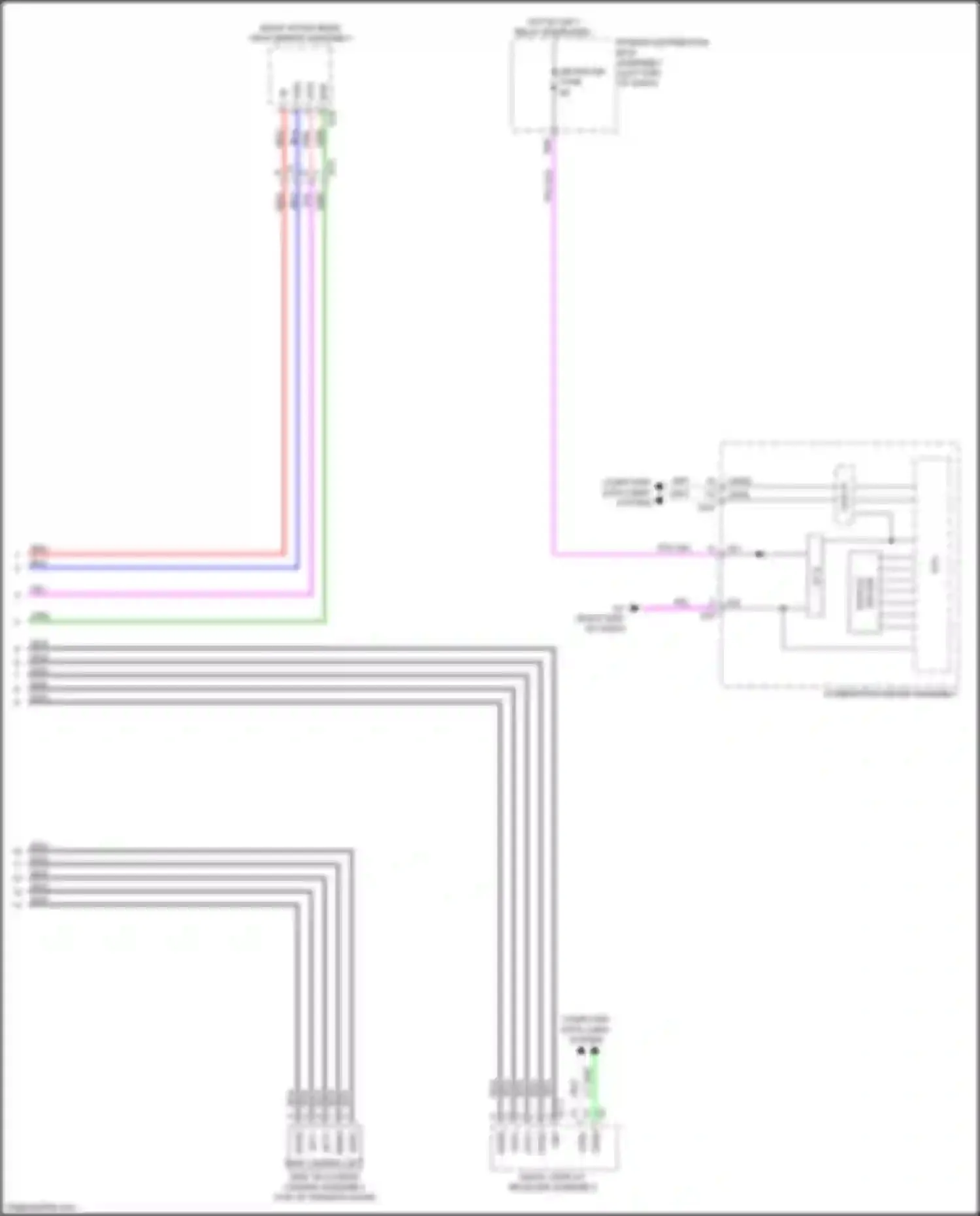 NX Lexus AZ20 (2021-2024): Parking assistant circuit (2 of 2)