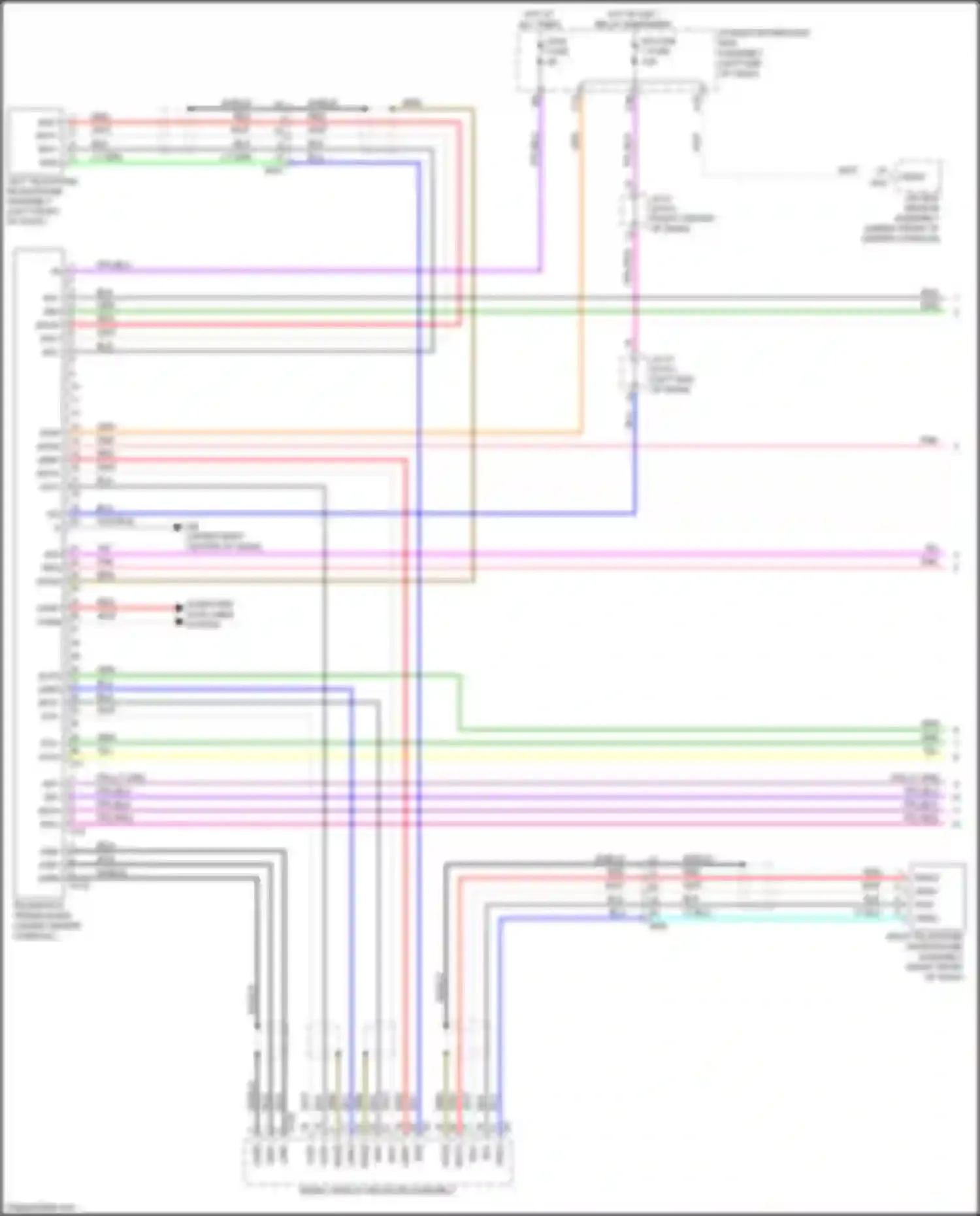 NX Lexus AZ20 (2021-2024): Telematics circuit (1 of 2)