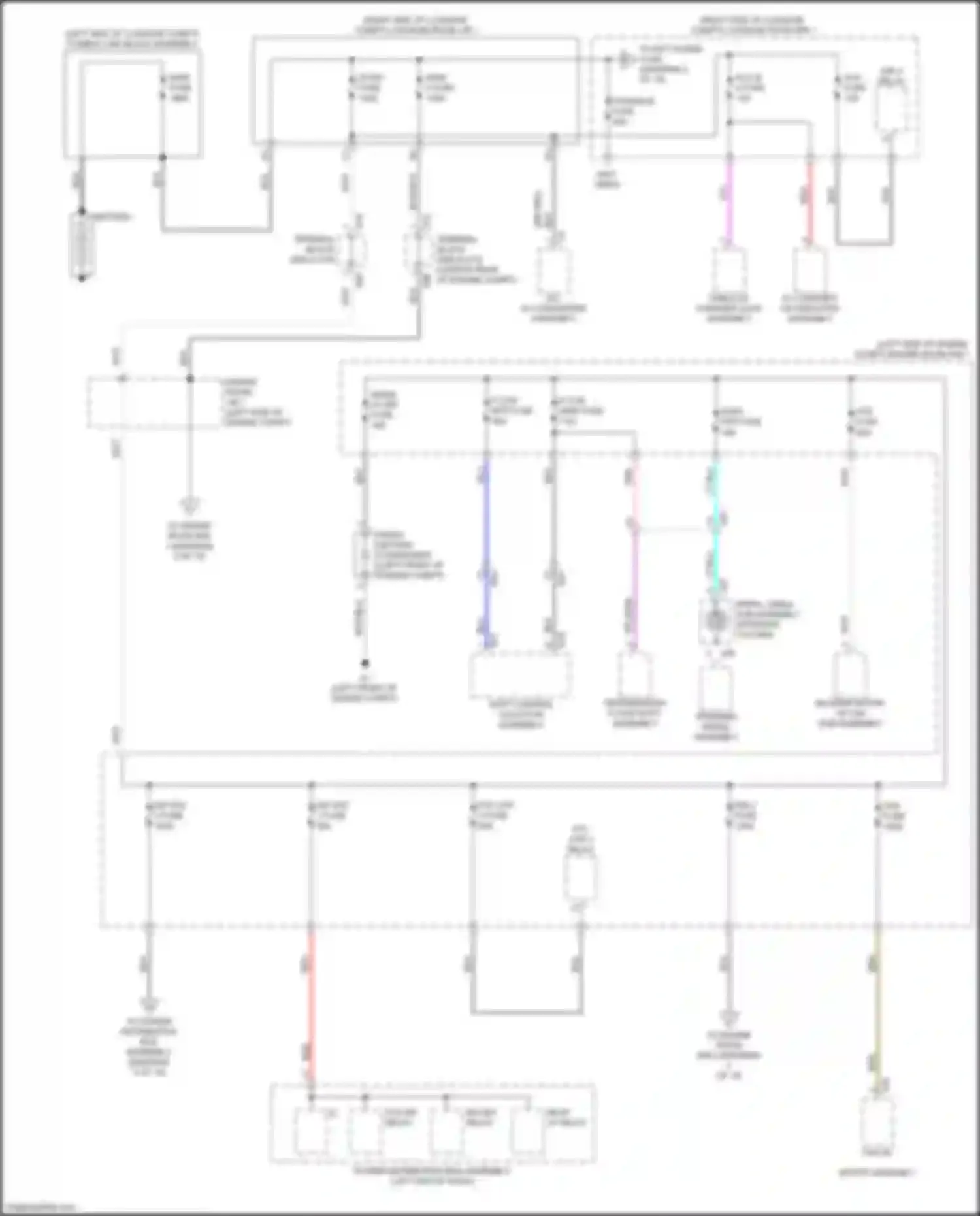 NX Lexus AZ20 (2021-2024): Power distribution circuit (1 of 10)