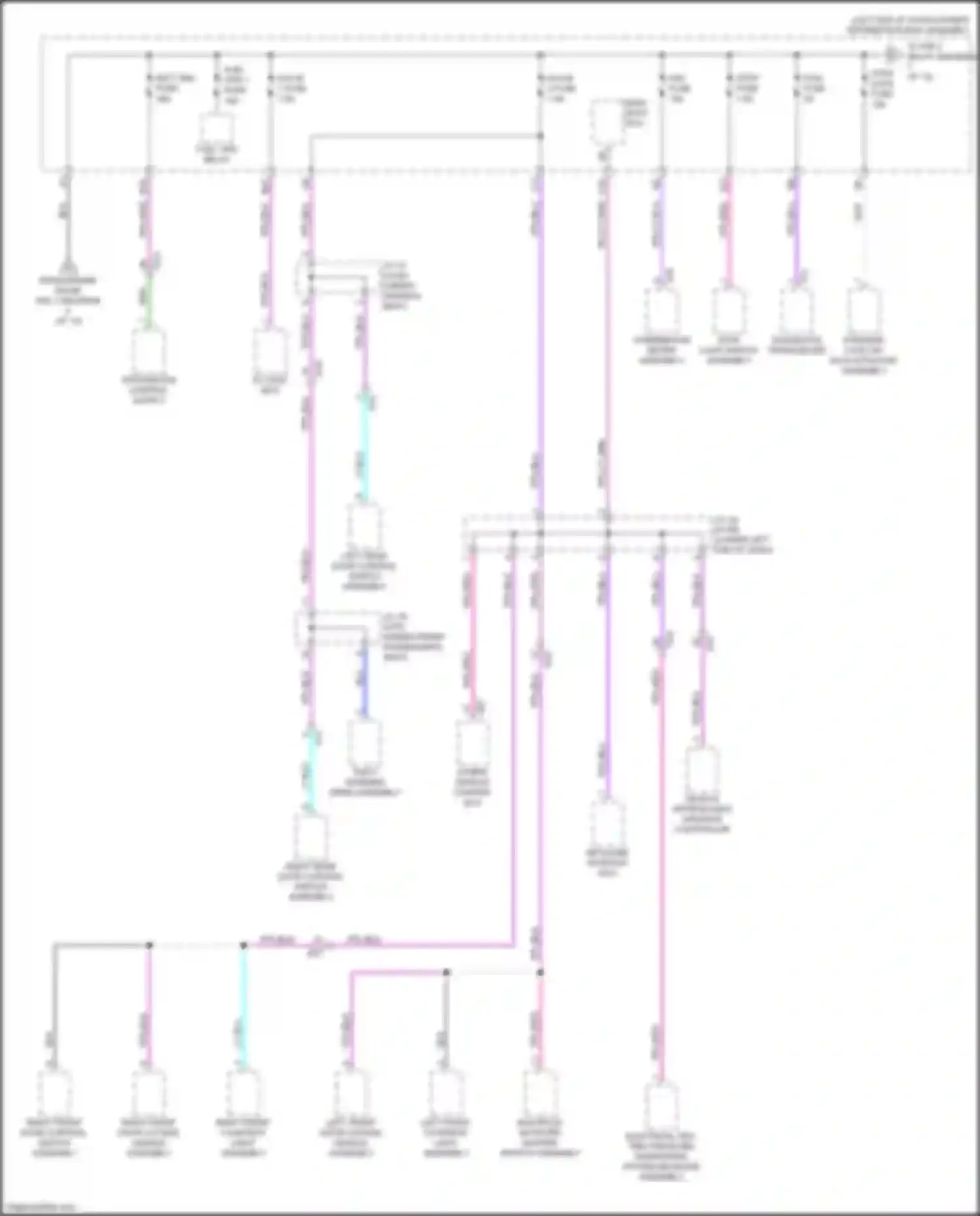 NX Lexus AZ20 (2021-2024): Power distribution circuit (6 of 10)