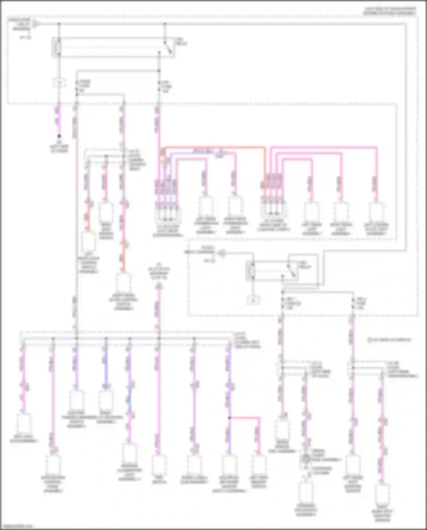 NX Lexus AZ20 (2021-2024): Power distribution circuit (8 of 10)