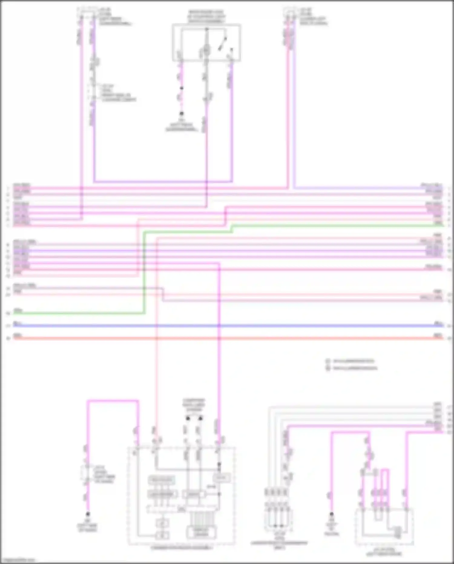 NX Lexus AZ20 (2021-2024): Power door locks circuit (2 of 8)