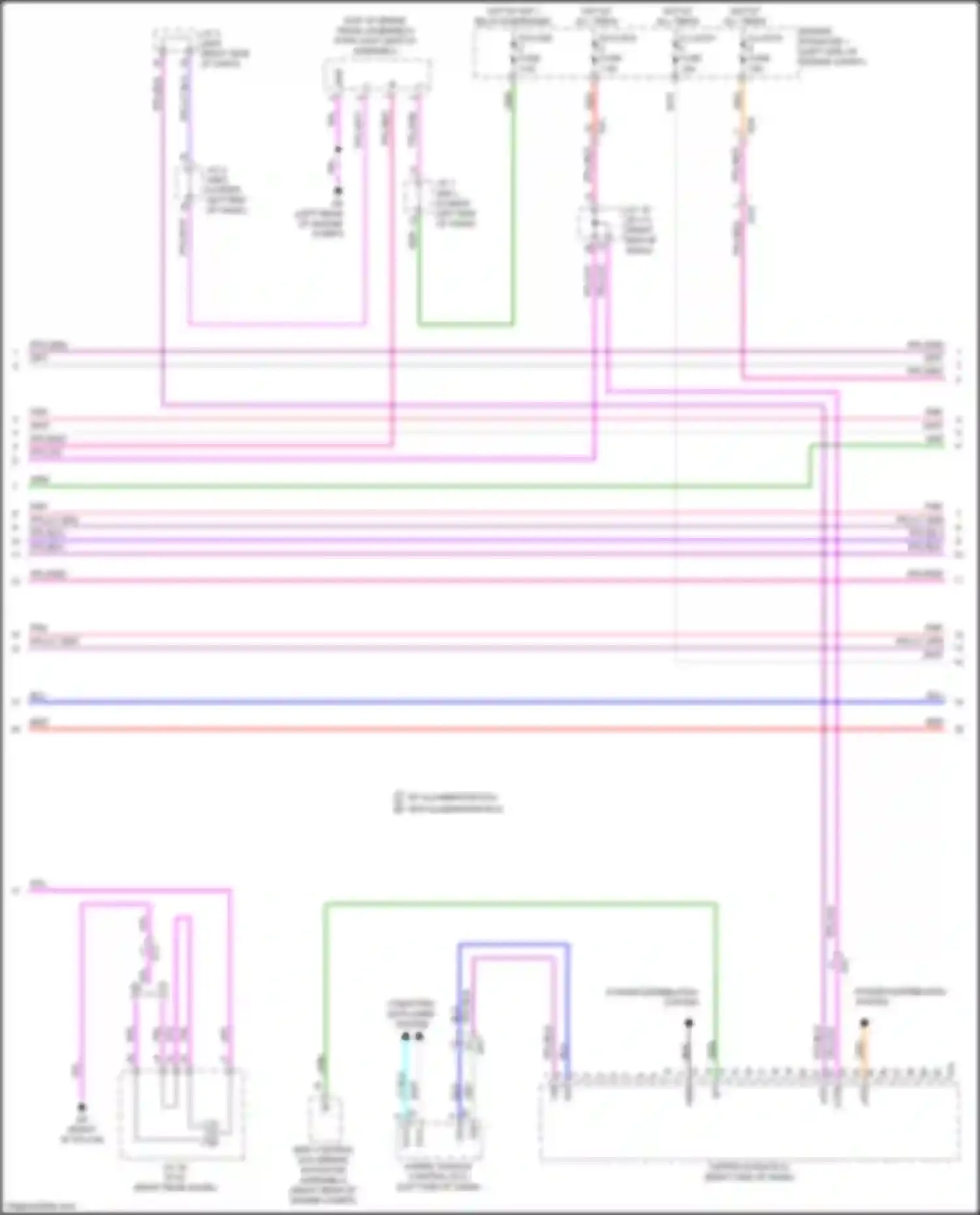 NX Lexus AZ20 (2021-2024): Power door locks circuit (4 of 8)