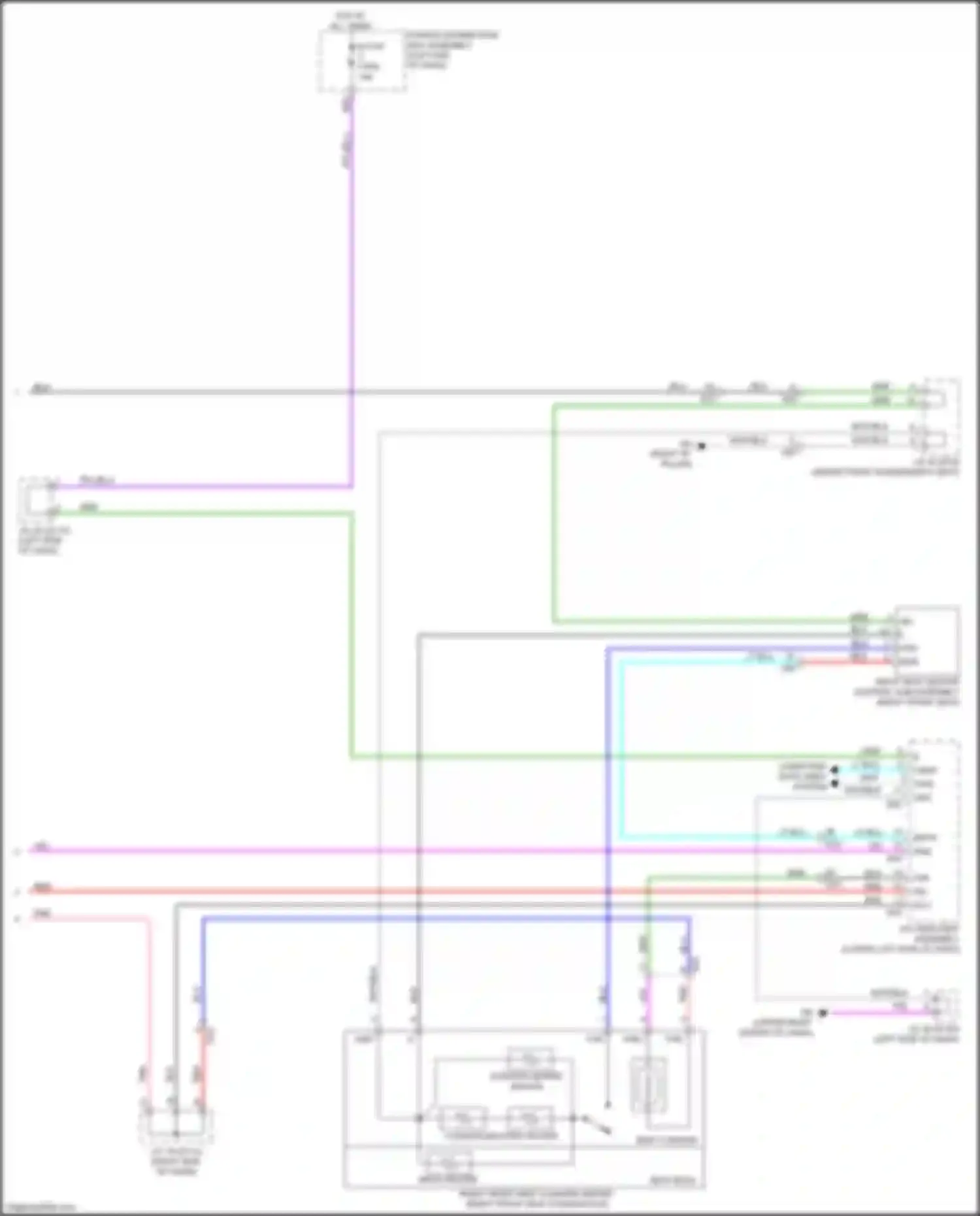 NX Lexus AZ20 (2021-2024): Front heated seats circuit (2 of 2)