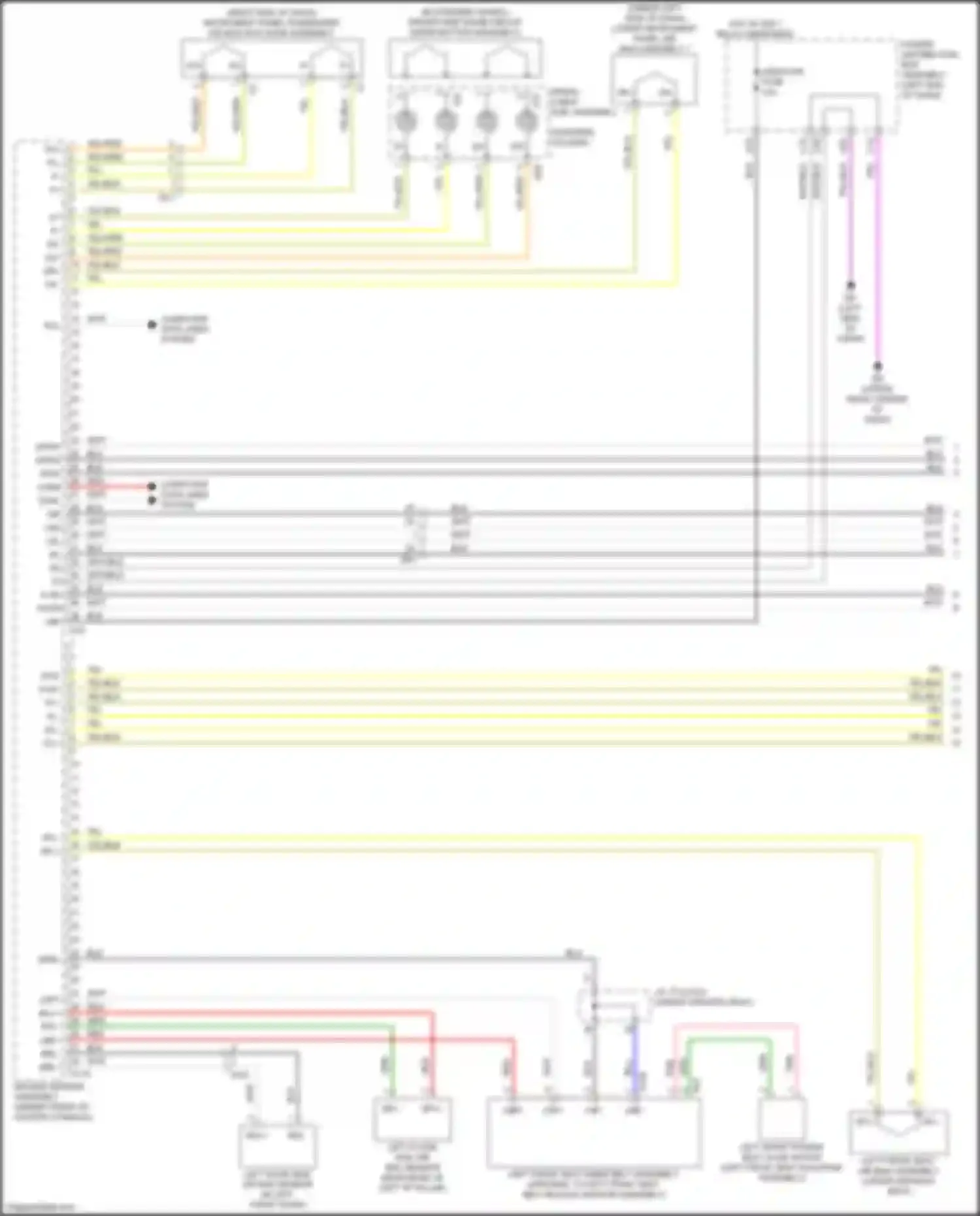 NX Lexus AZ20 (2021-2024): Supplemental restraints circuit (1 of 3)