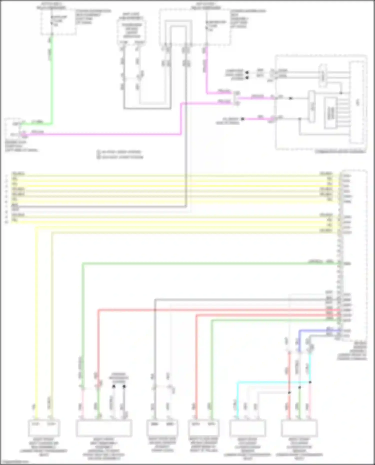NX Lexus AZ20 (2021-2024): Supplemental restraints circuit (4 of 4)