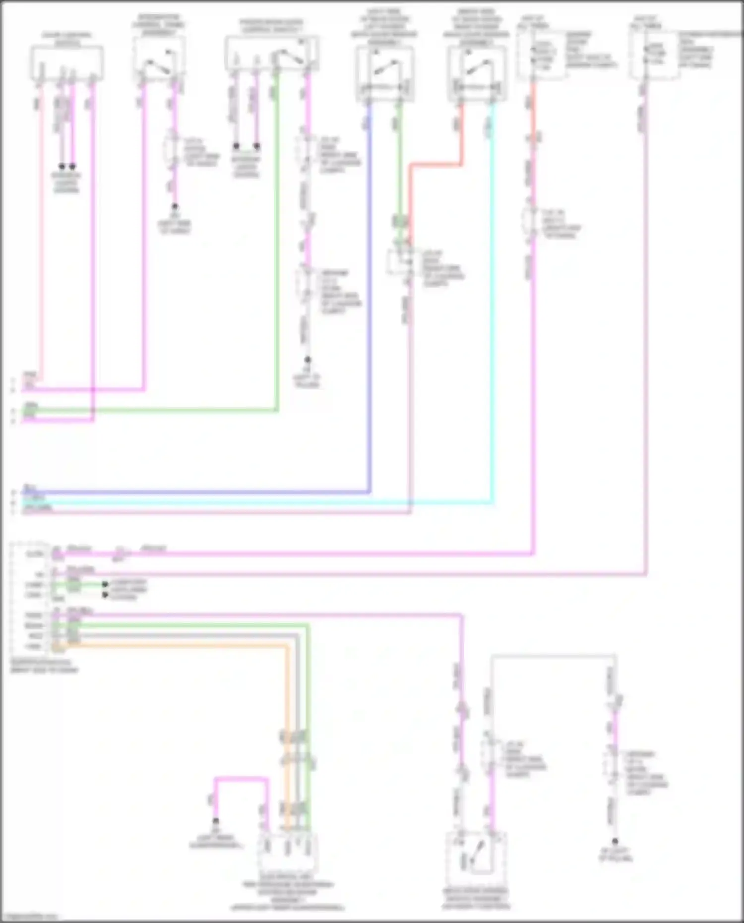 NX Lexus AZ20 (2021-2024): Back door opener circuit, w/ power back door (2 of 2)