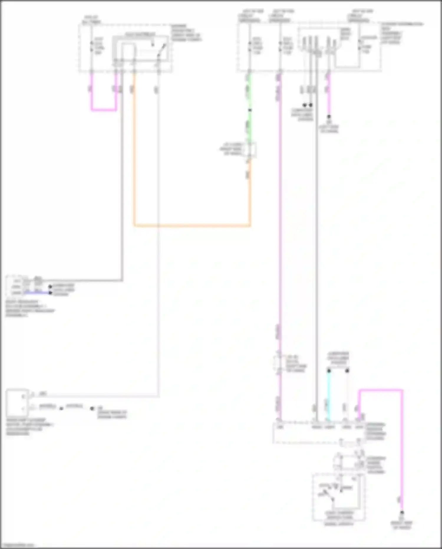 NX Lexus AZ20 (2021-2024): Headlamp washer circuit