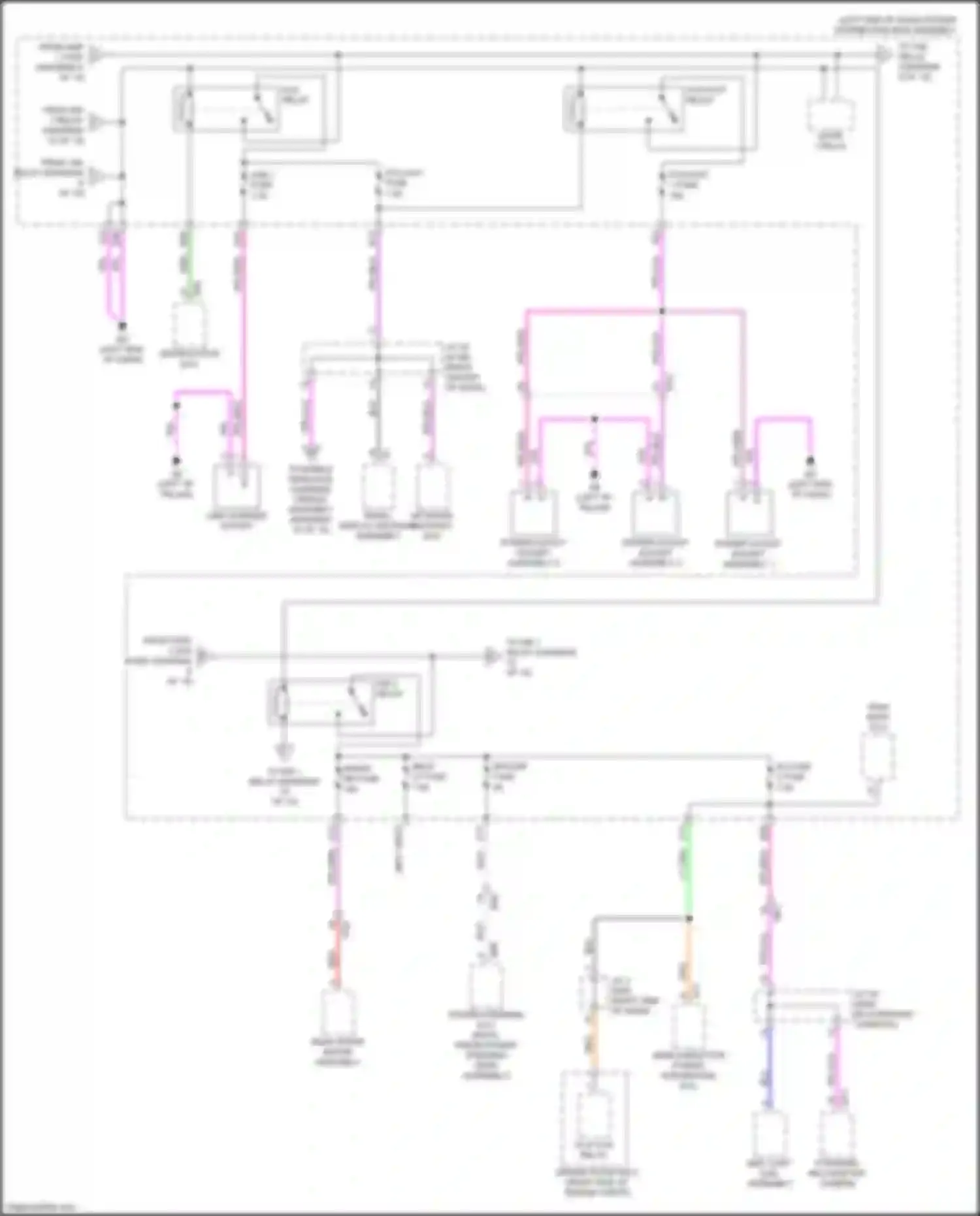 Wiring diagram acc relay for Lexus NX AZ20 (2021-2024) (2 of 2)