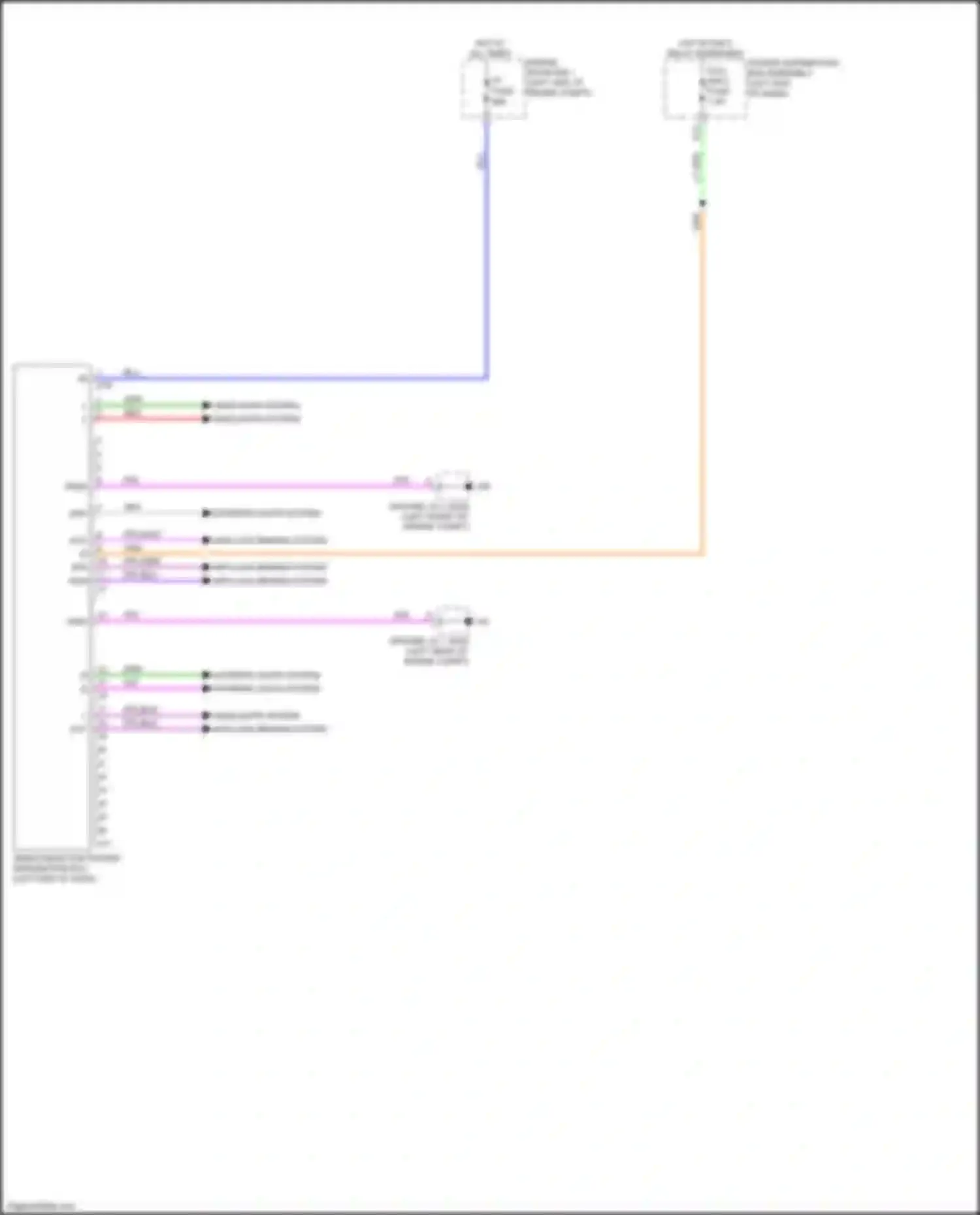 Wiring diagram anti-lock brakes system for Lexus NX AZ20 (2021-2024) (1 of 2)