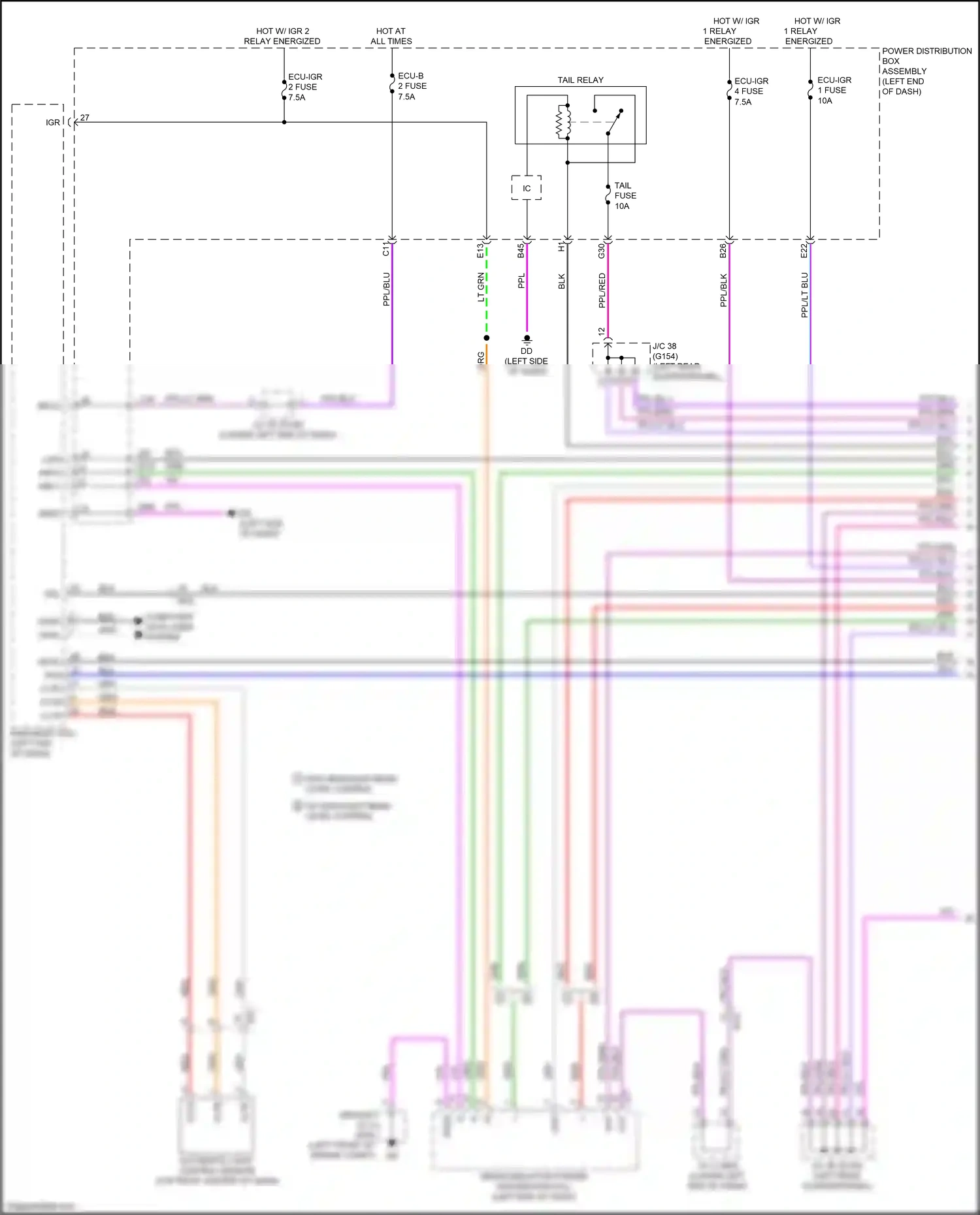 Lexus NX AZ20 (2021-2024) automatic light control sensor wiring diagram  (4 of 7)