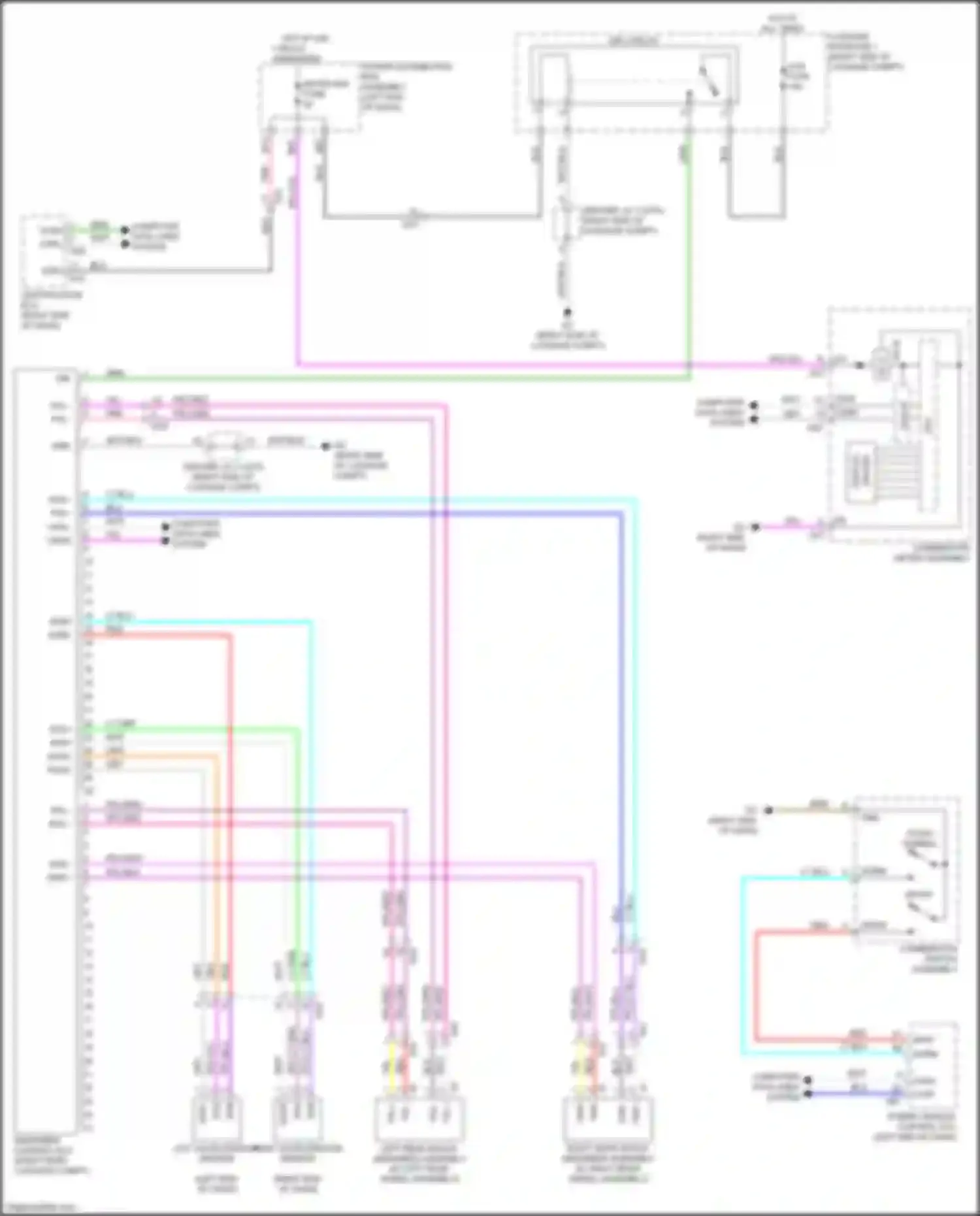 Wiring diagram avs fuse for Lexus NX AZ20 (2021-2024) (1 of 2)