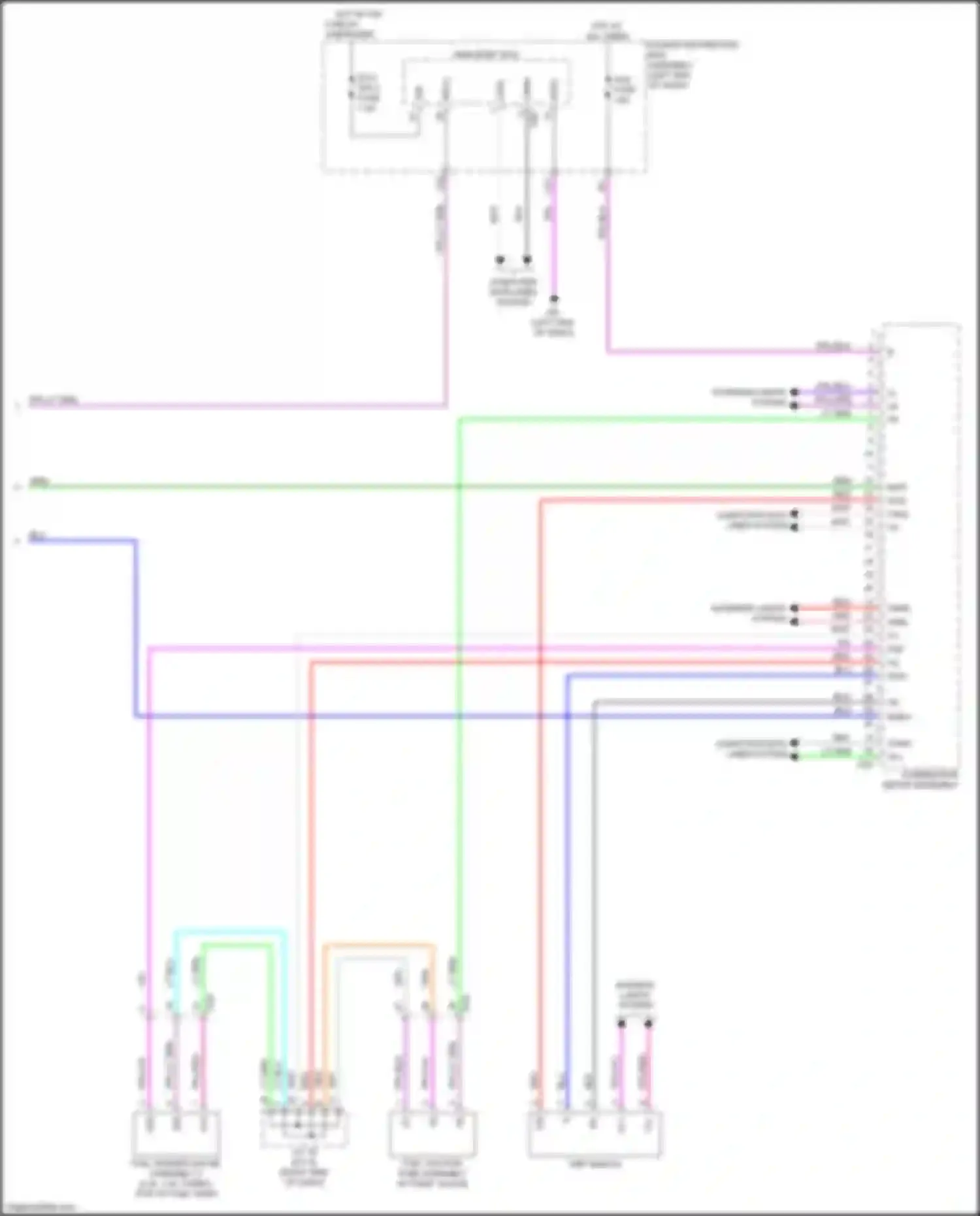 Wiring diagram blu for Lexus NX AZ20 (2021-2024) (33 of 208)