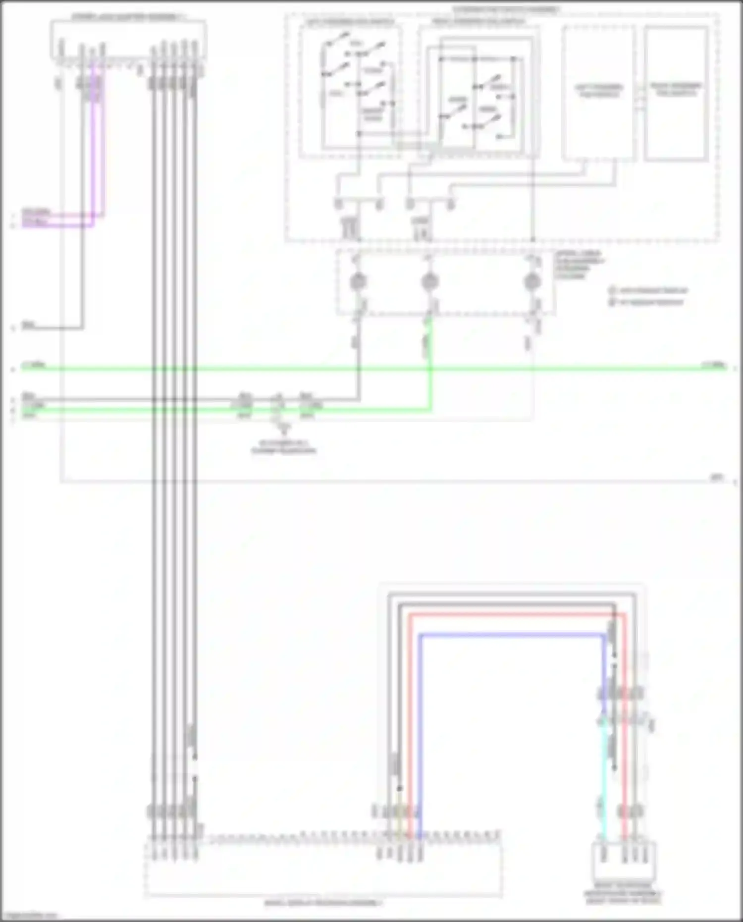 Wiring diagram blu for Lexus NX AZ20 (2021-2024) (17 of 208)
