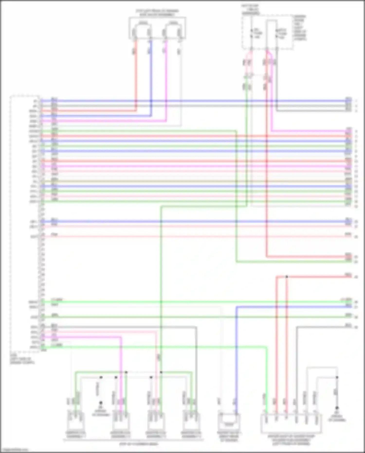 Wiring diagram blu for Lexus NX AZ20 (2021-2024) (122 of 208)