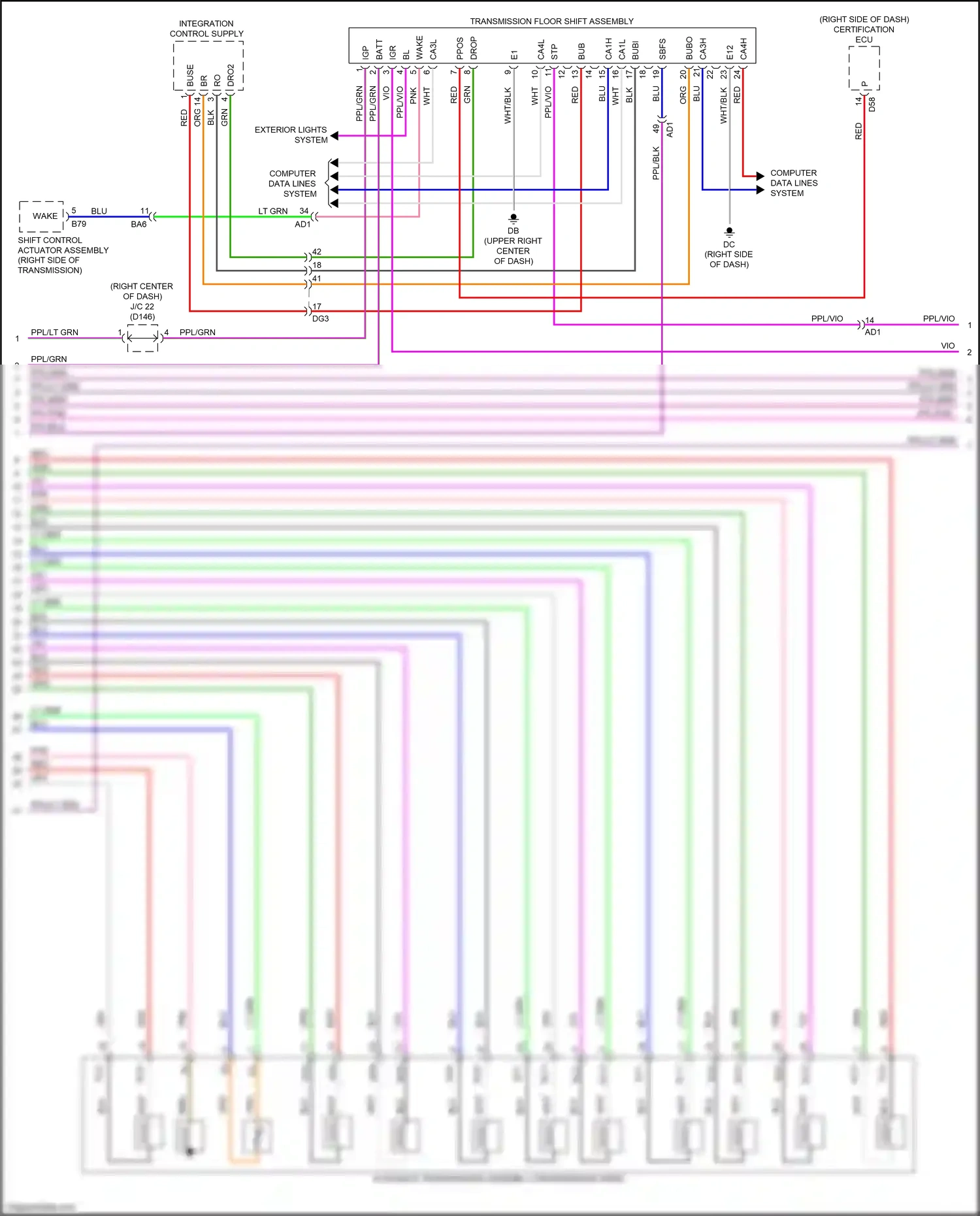 Wiring diagram bu+b for Lexus NX AZ20 (2021-2024) (1 of 5)