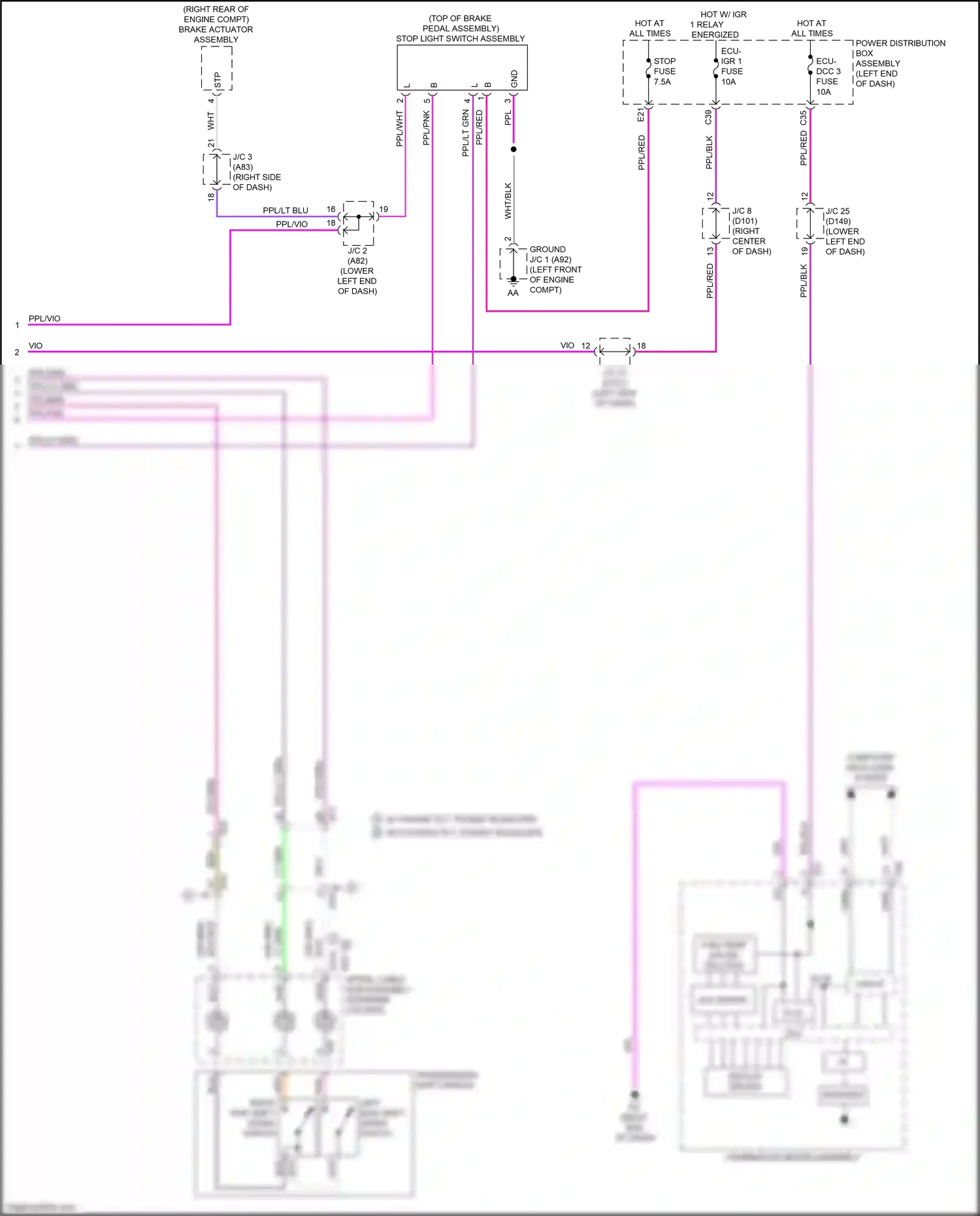 Wiring diagram combination meter assembly for Lexus NX AZ20 (2021-2024) (31 of 55)