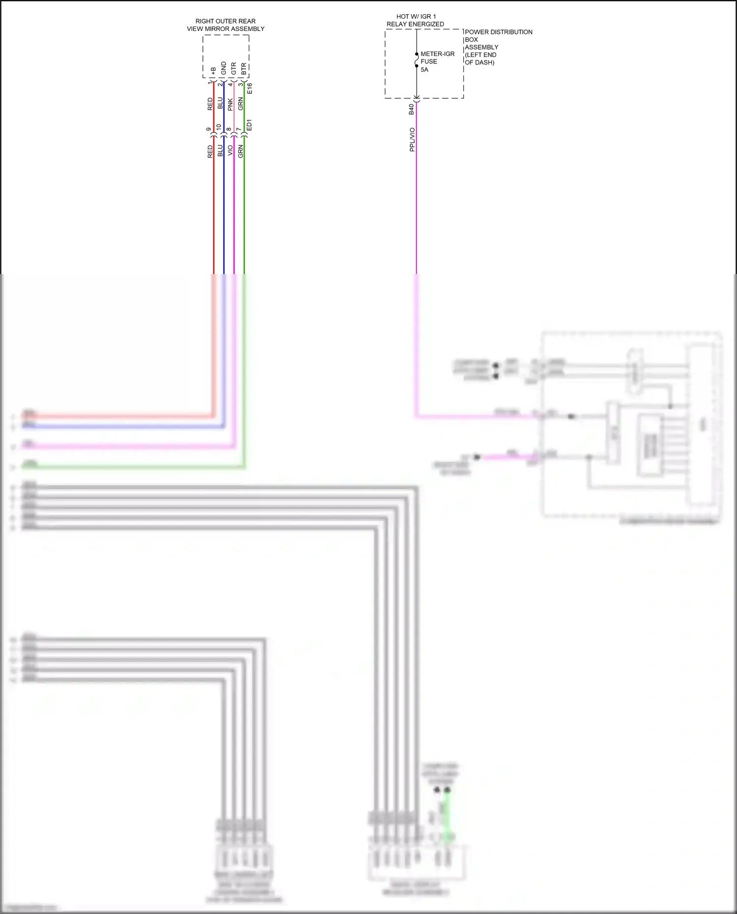 Wiring diagram combination meter assembly for Lexus NX AZ20 (2021-2024) (18 of 55)