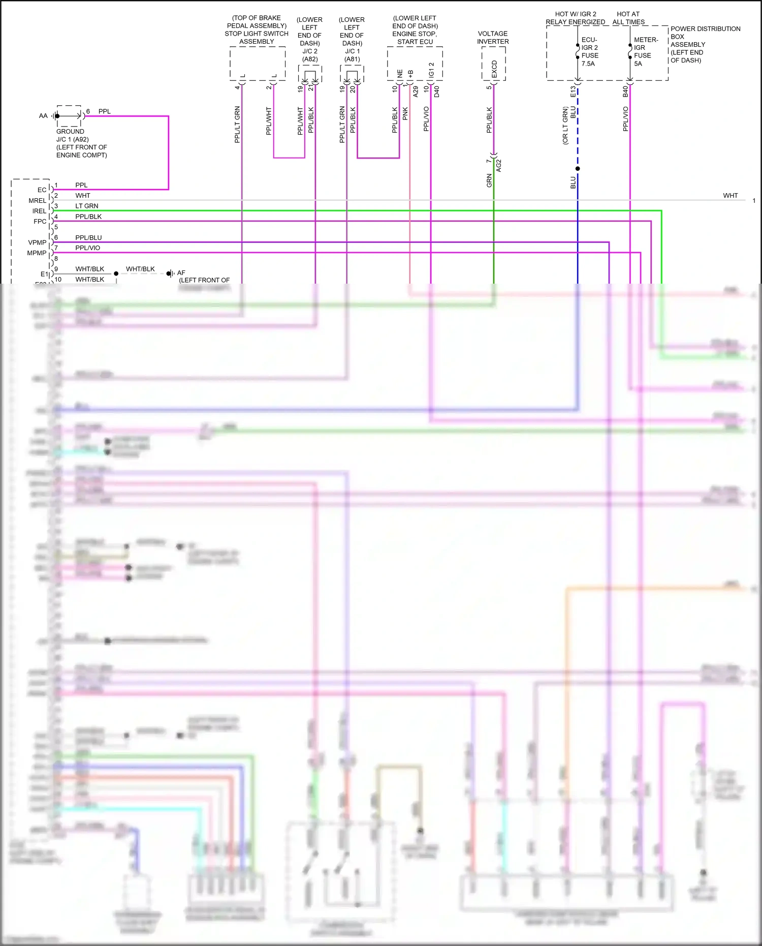 Wiring diagram computer data lines system for Lexus NX AZ20 (2021-2024) (98 of 139)