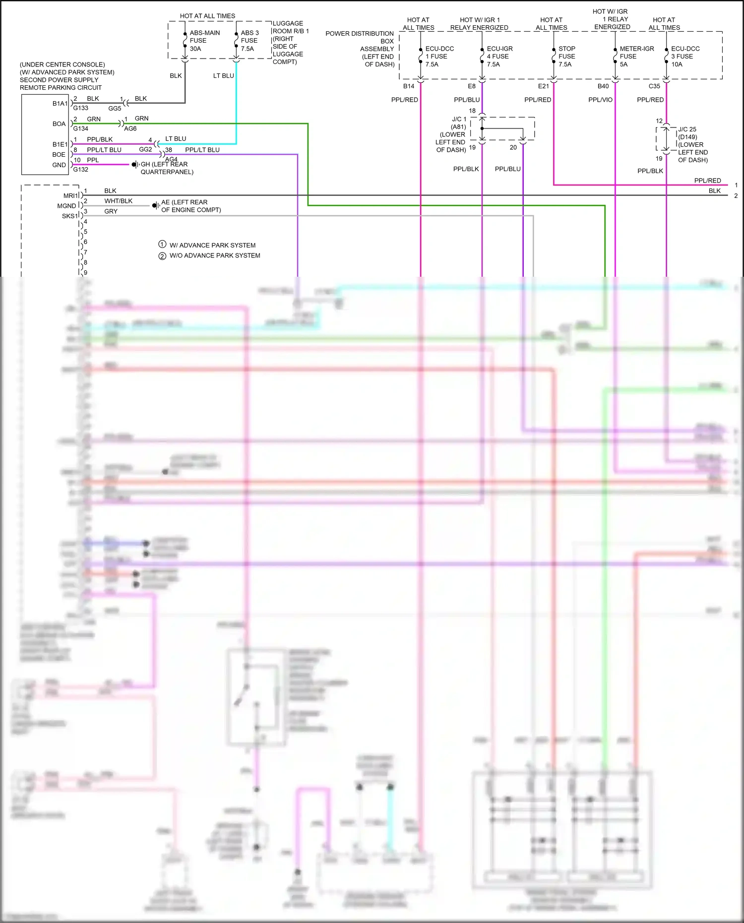 Wiring diagram computer data lines system for Lexus NX AZ20 (2021-2024) (121 of 139)