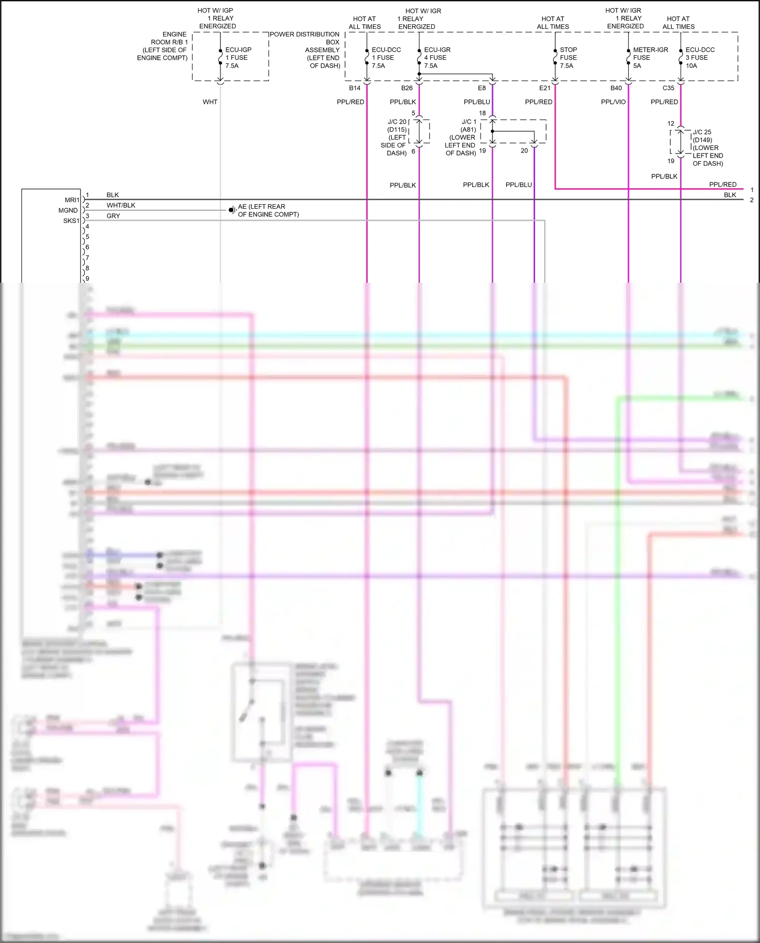 Wiring diagram computer data lines system for Lexus NX AZ20 (2021-2024) (91 of 139)