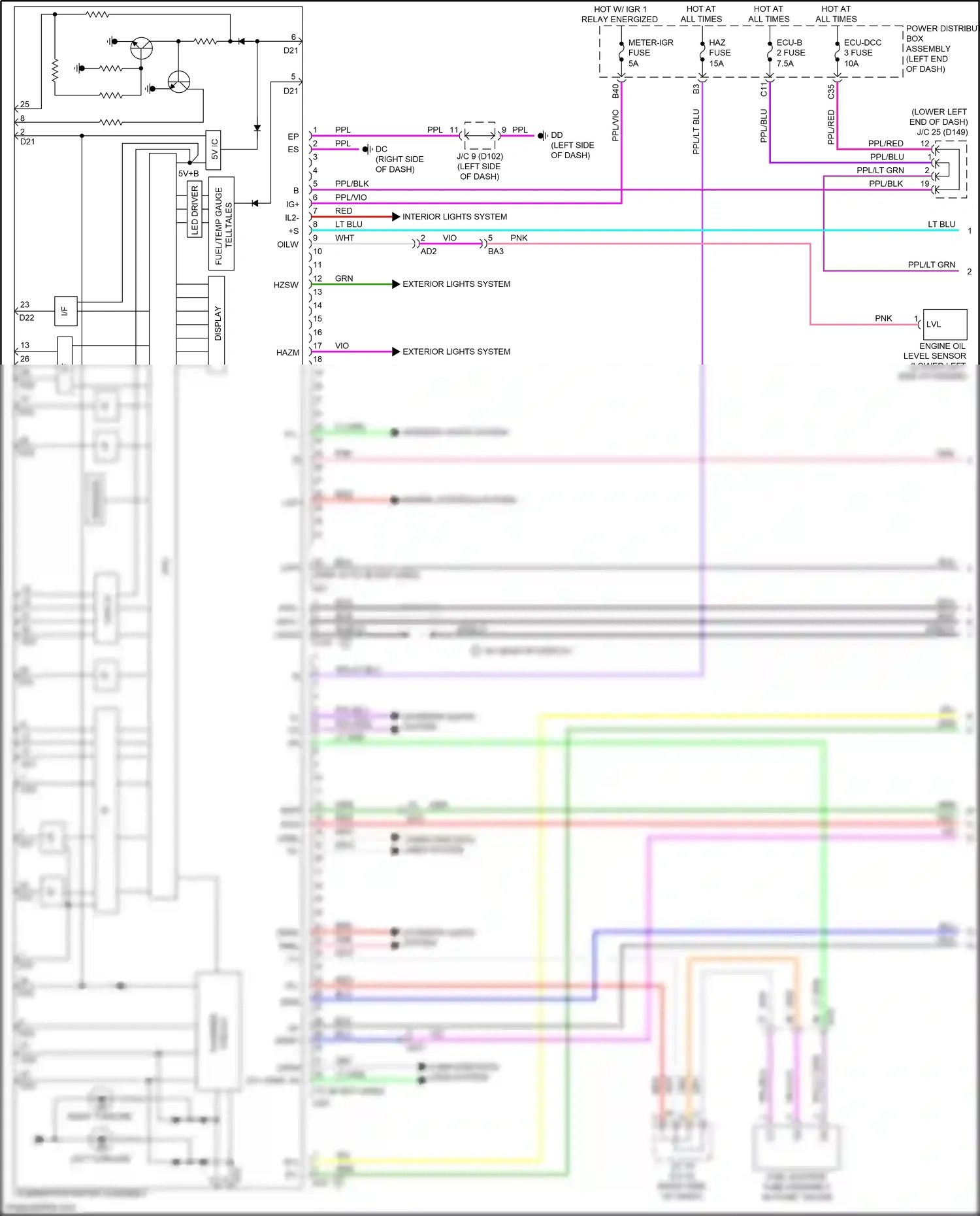 Wiring diagram computer data lines system for Lexus NX AZ20 (2021-2024) (115 of 139)