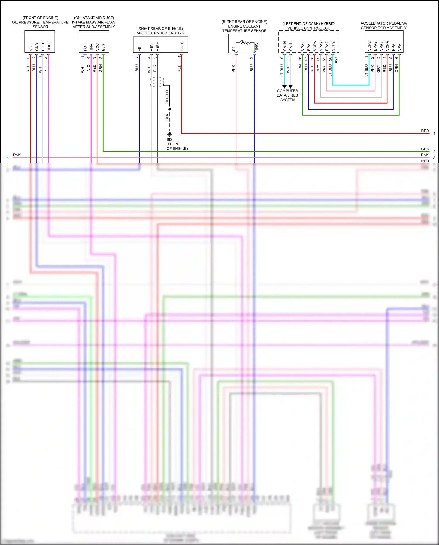Wiring diagram computer data lines system for Lexus NX AZ20 (2021-2024) (105 of 139)
