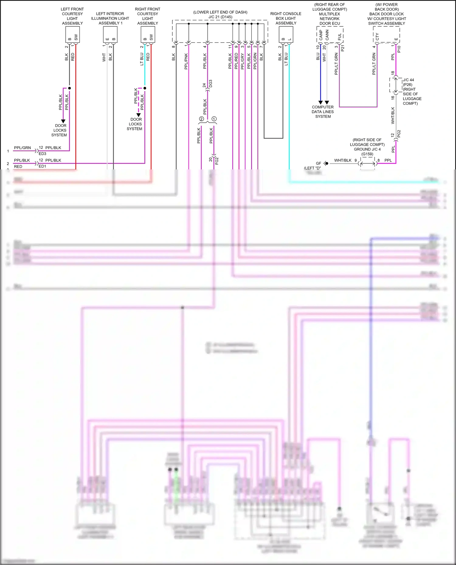 Wiring diagram computer data lines system for Lexus NX AZ20 (2021-2024) (63 of 139)