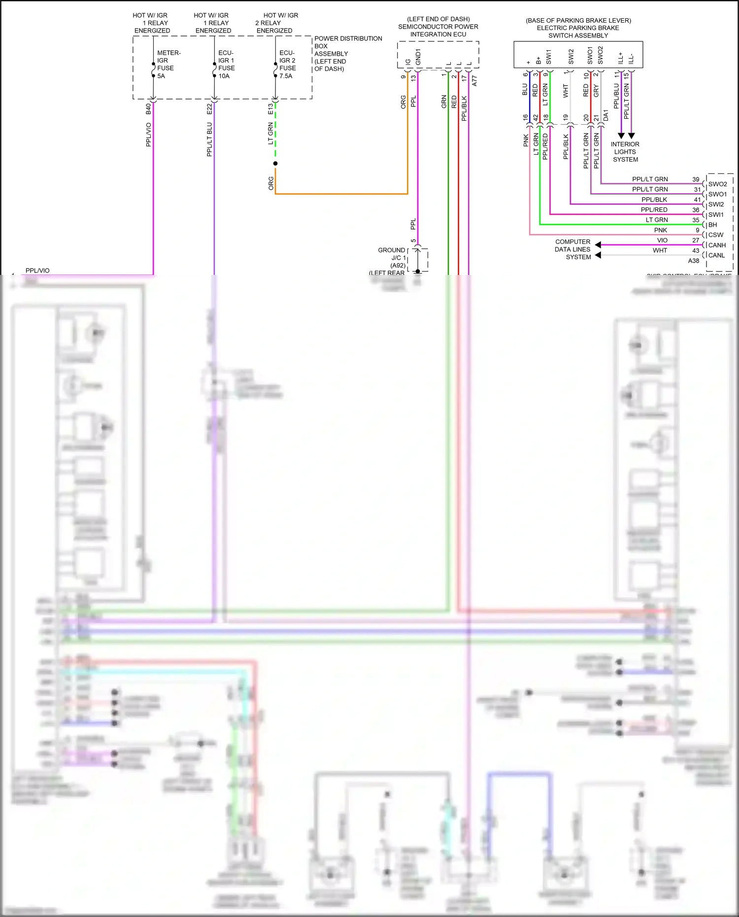 Wiring diagram computer data lines system for Lexus NX AZ20 (2021-2024) (125 of 139)