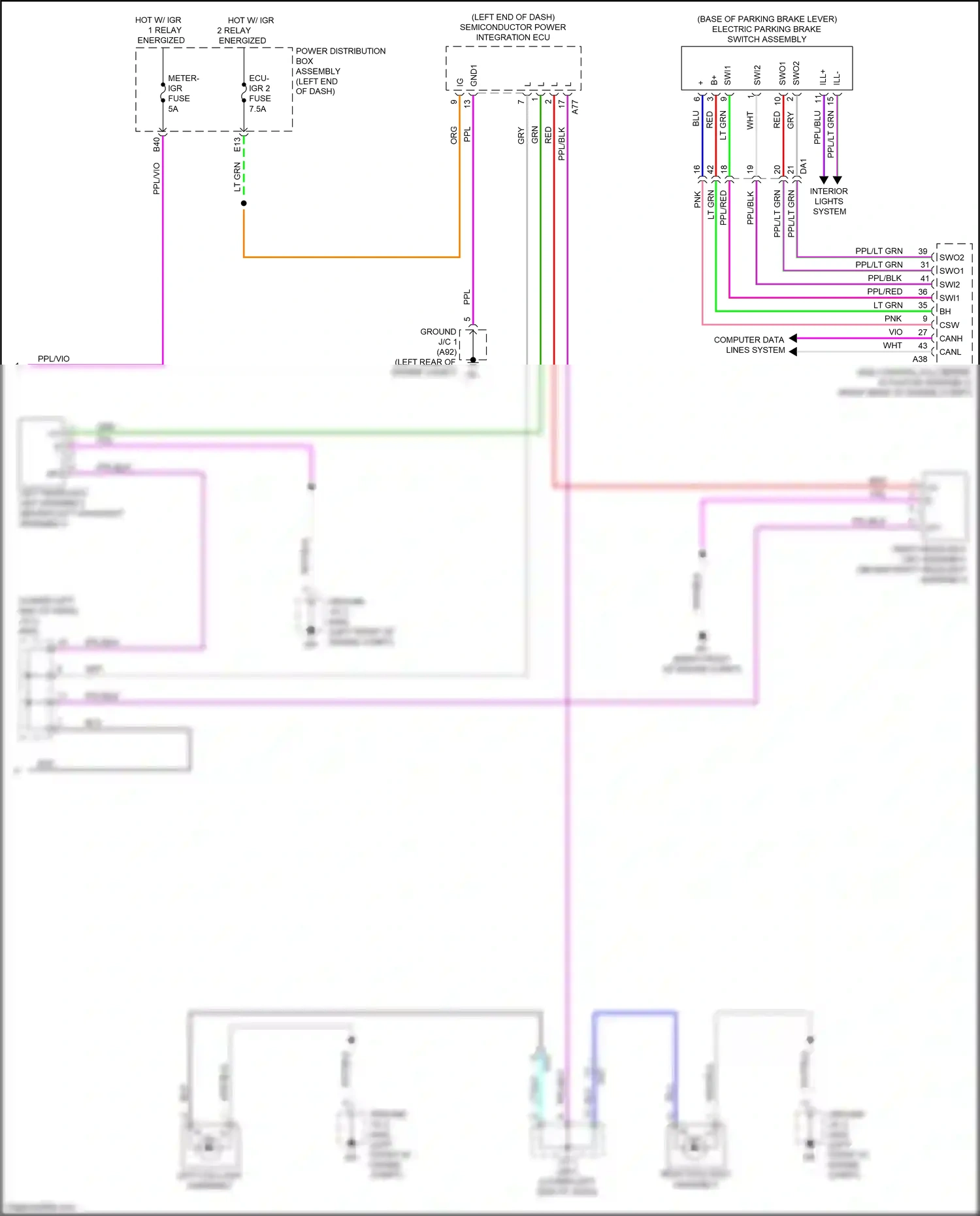 Wiring diagram computer data lines system for Lexus NX AZ20 (2021-2024) (127 of 139)