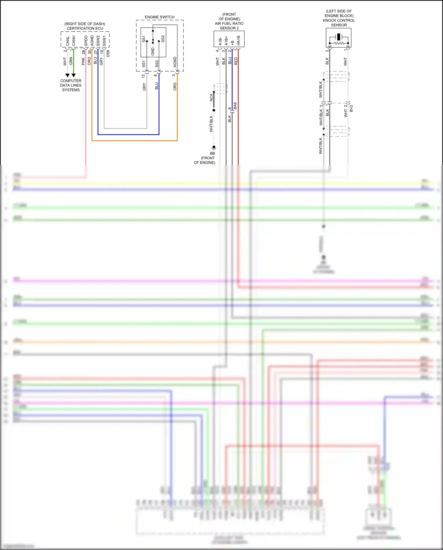 Wiring diagram computer data lines systems for Lexus NX AZ20 (2021-2024) (2 of 2)