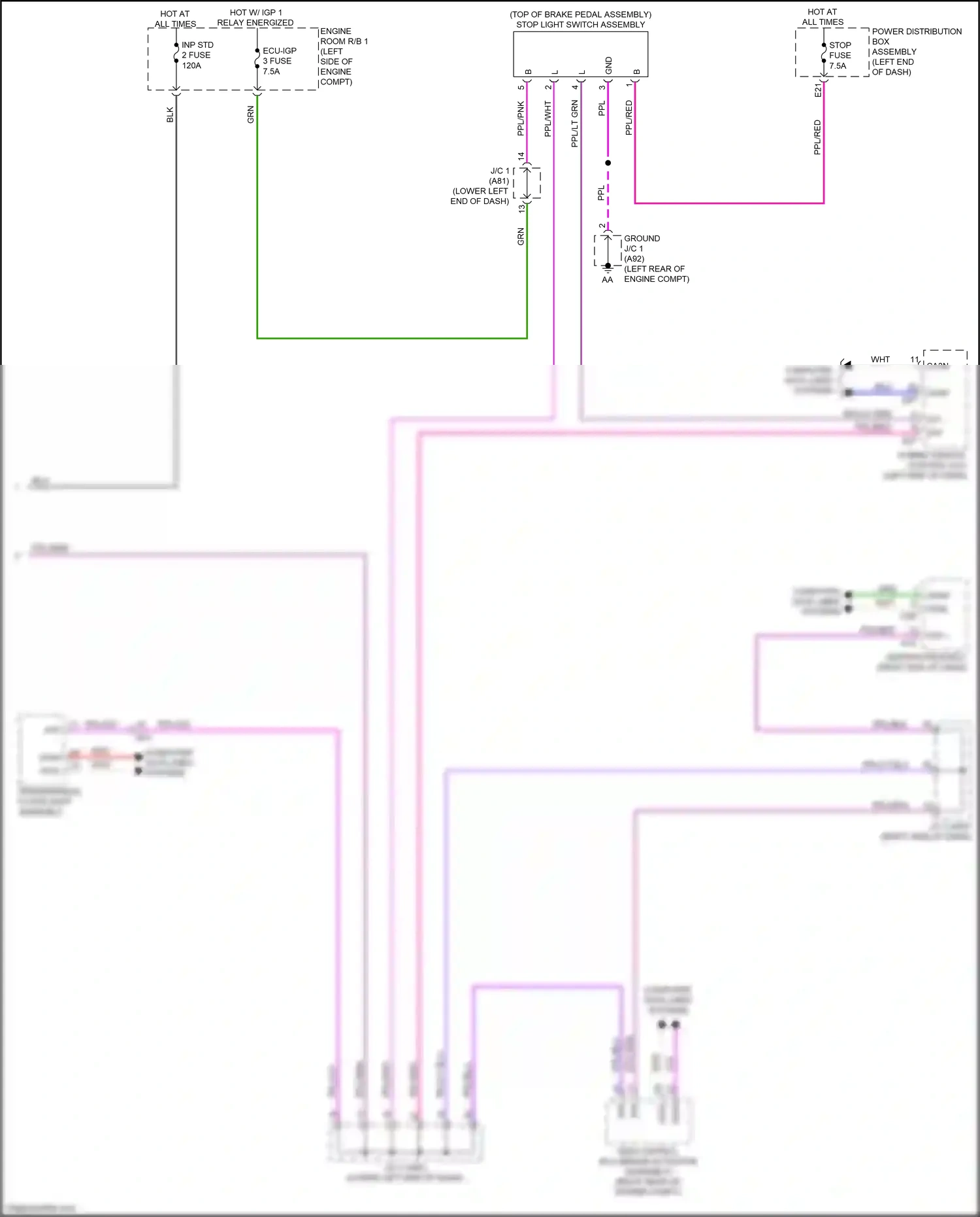 Wiring diagram computer data lines systems for Lexus NX AZ20 (2021-2024) (1 of 2)