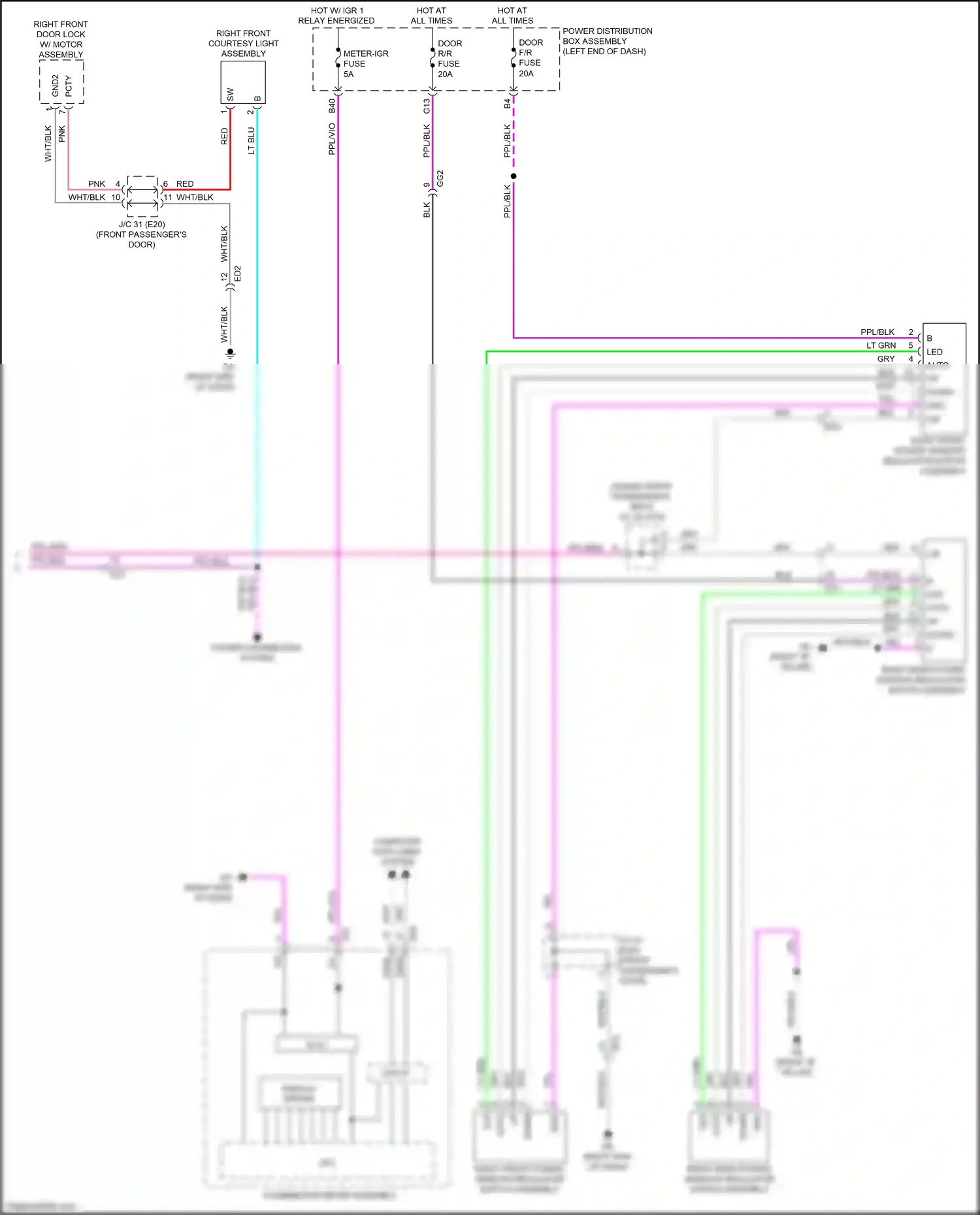 Wiring diagram display driver for Lexus NX AZ20 (2021-2024) (15 of 26)