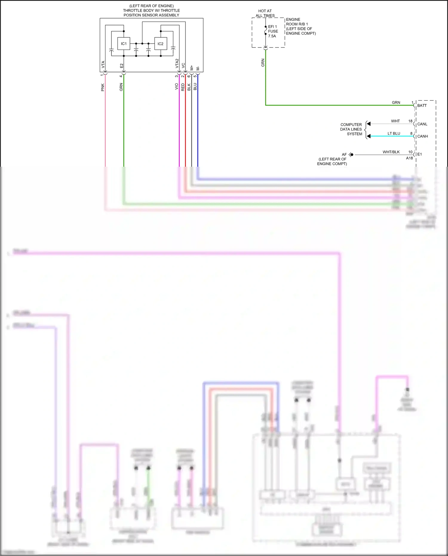 Wiring diagram display driver for Lexus NX AZ20 (2021-2024) (22 of 26)