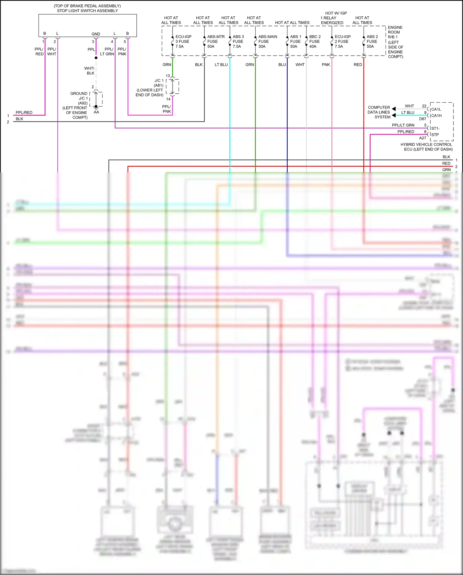 Wiring diagram display driver for Lexus NX AZ20 (2021-2024) (11 of 26)