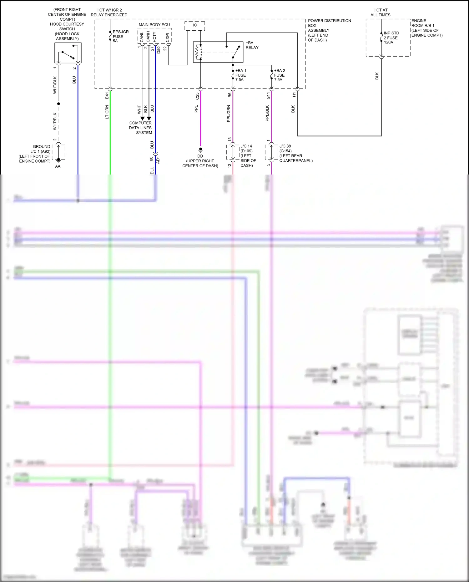 Wiring diagram display driver for Lexus NX AZ20 (2021-2024) (16 of 26)