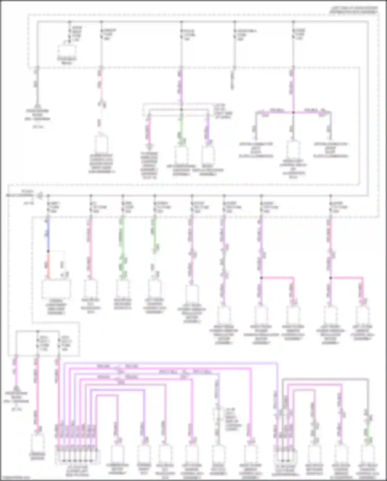 Wiring diagram ecu- dcc 1 fuse for Lexus NX AZ20 (2021-2024) (6 of 6)