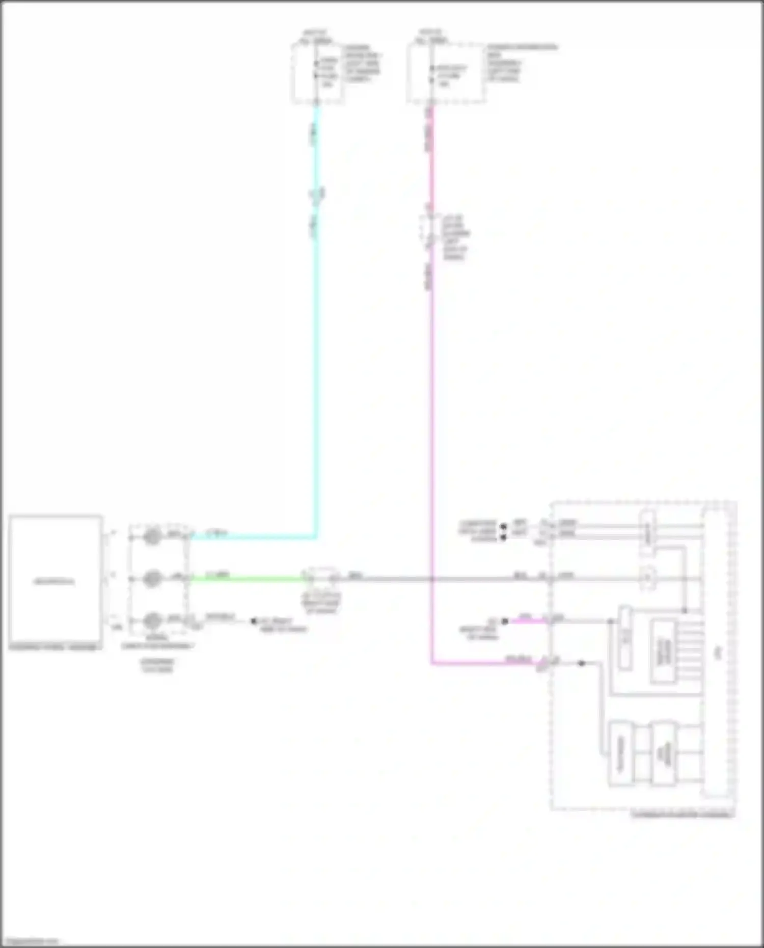 Wiring diagram ecu- dcc 3 fuse for Lexus NX AZ20 (2021-2024) (5 of 20)