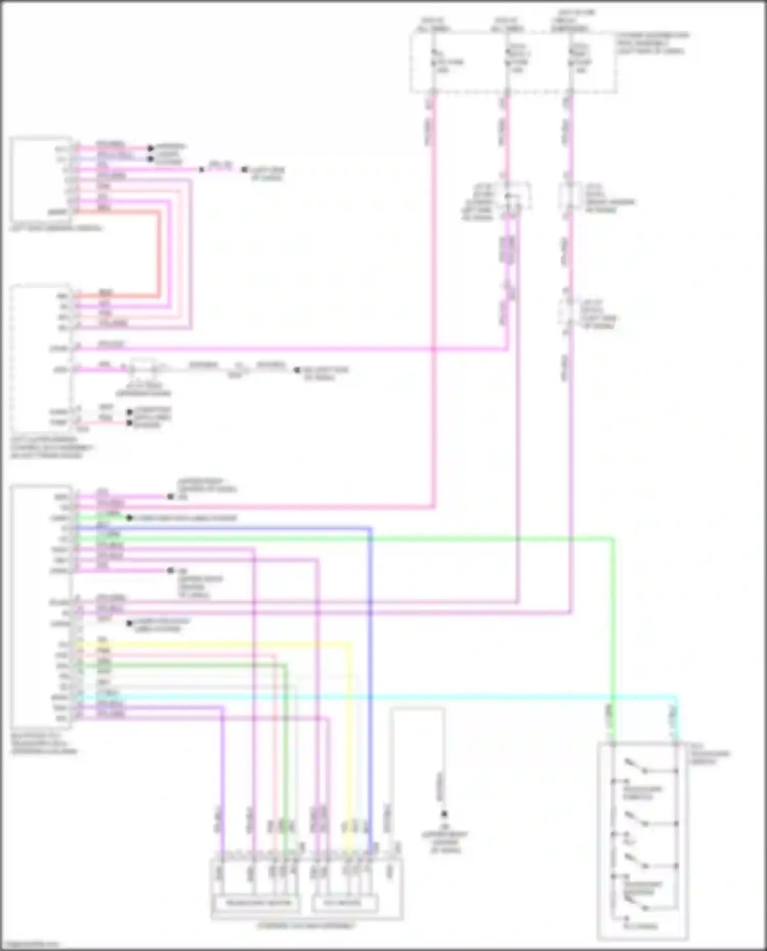 Wiring diagram ecu- dcc 3 fuse for Lexus NX AZ20 (2021-2024) (14 of 20)
