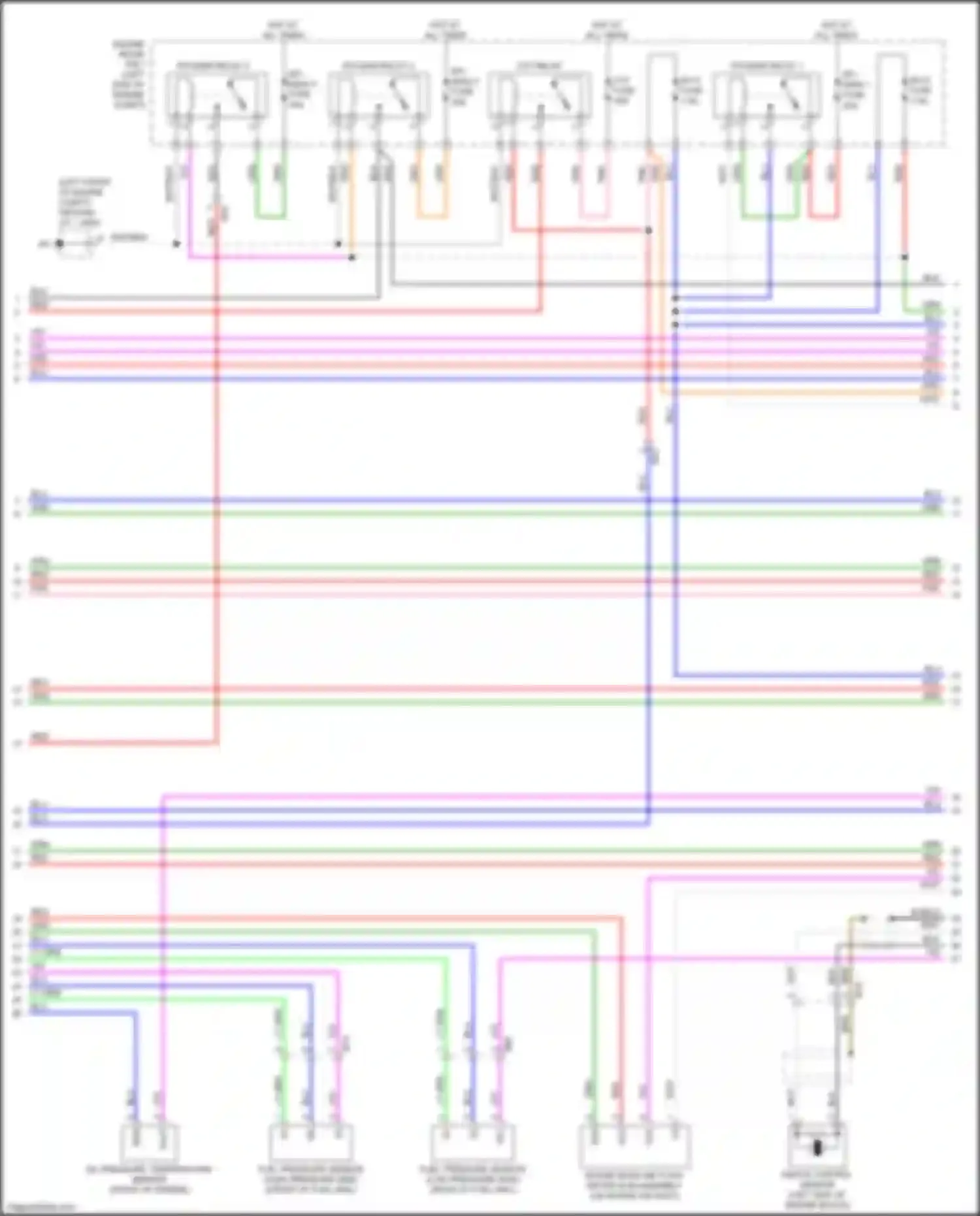 Wiring diagram efi 8 fuse for Lexus NX AZ20 (2021-2024) (2 of 3)