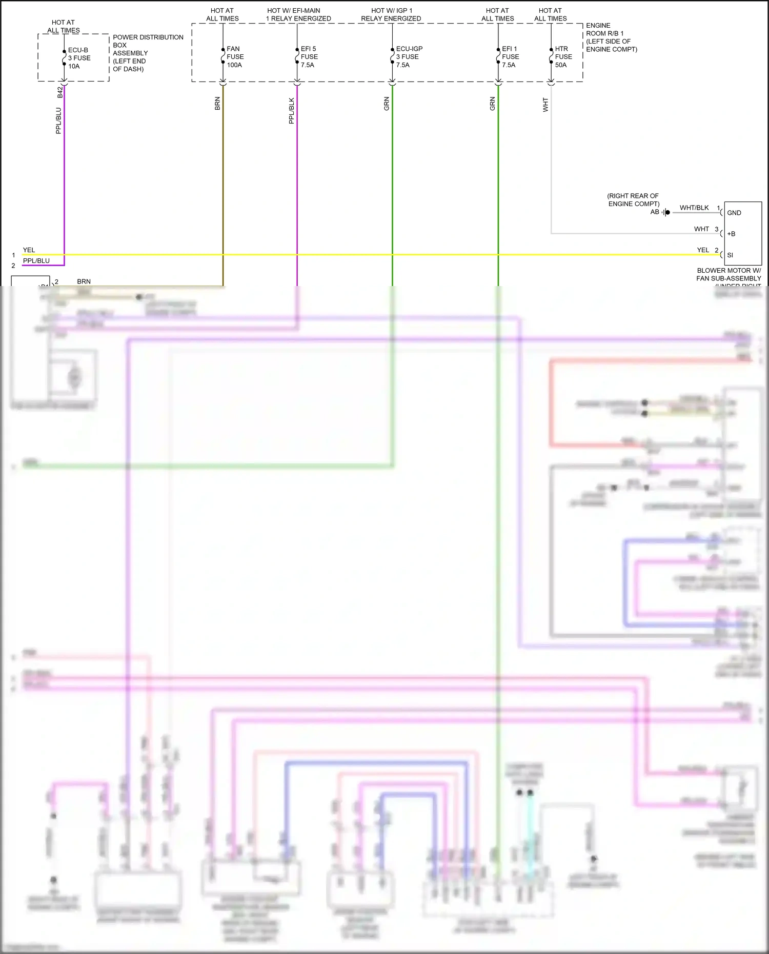 Wiring diagram engine controls system for Lexus NX AZ20 (2021-2024) (3 of 7)