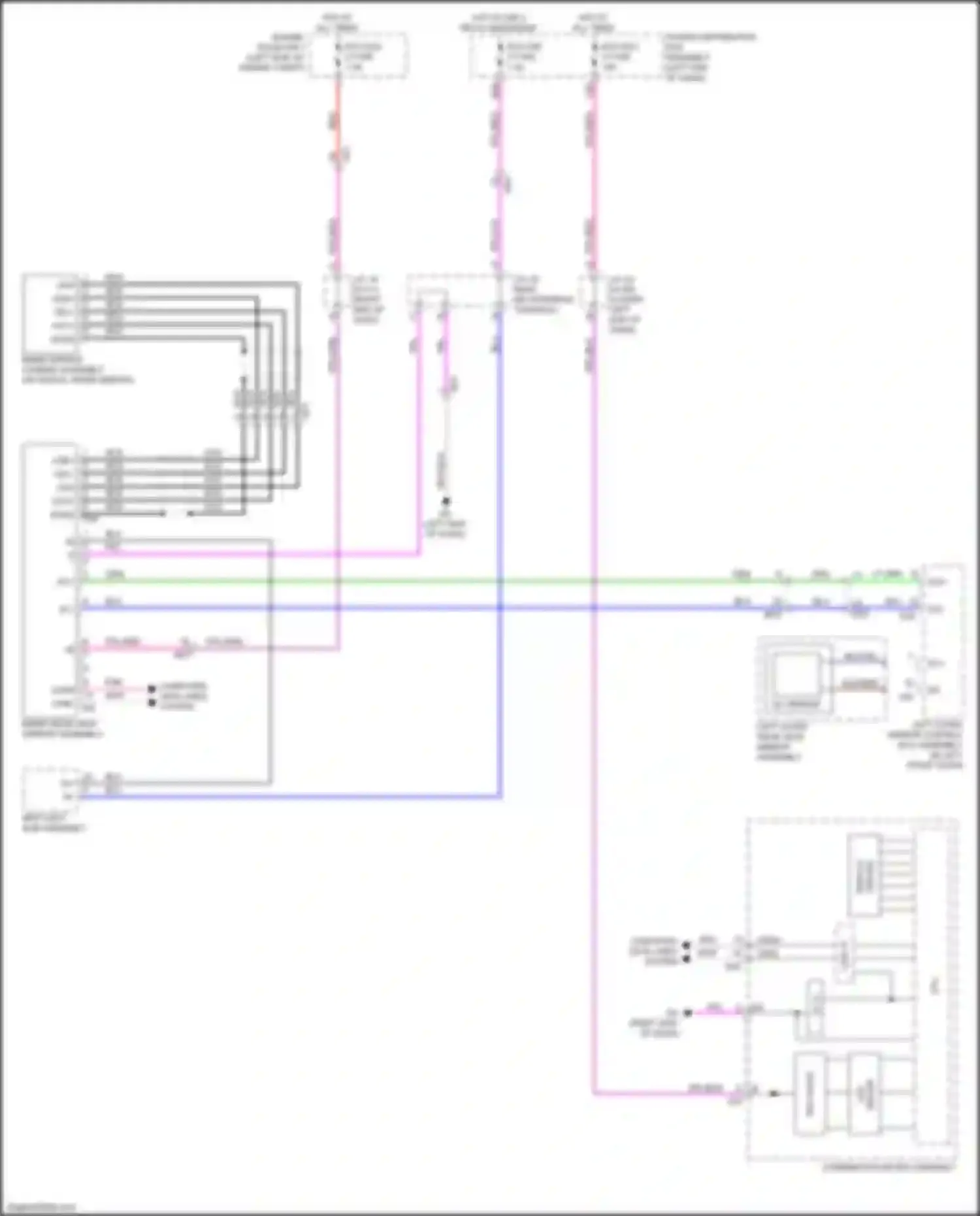 Wiring diagram engine room r/b 1 for Lexus NX AZ20 (2021-2024) (74 of 78)