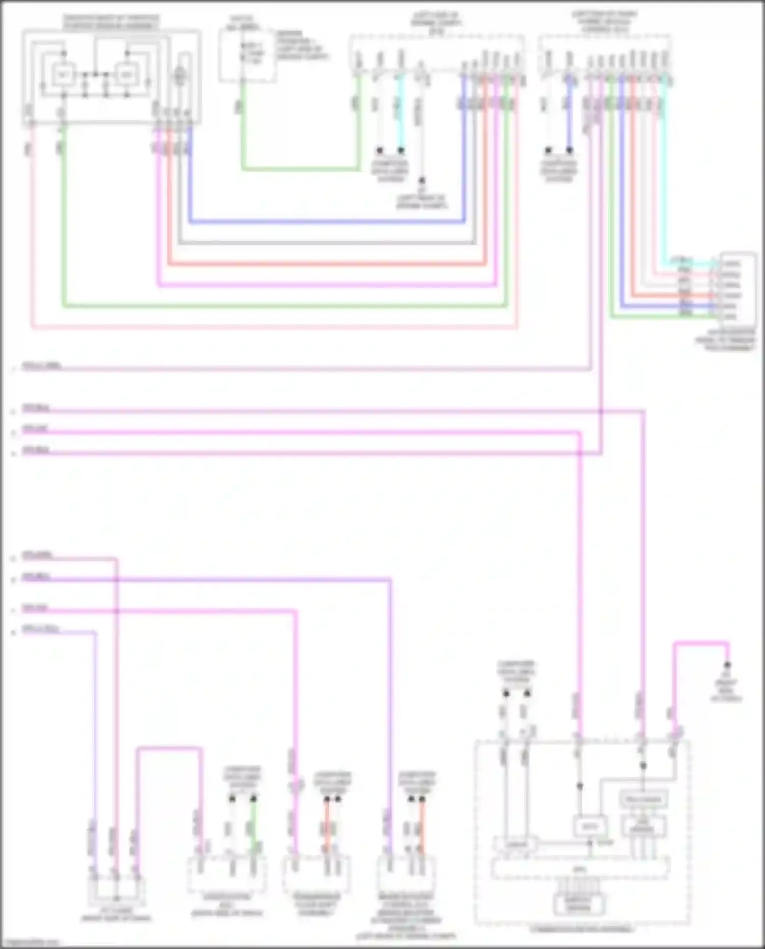 Wiring diagram engine room r/b 1 for Lexus NX AZ20 (2021-2024) (15 of 78)