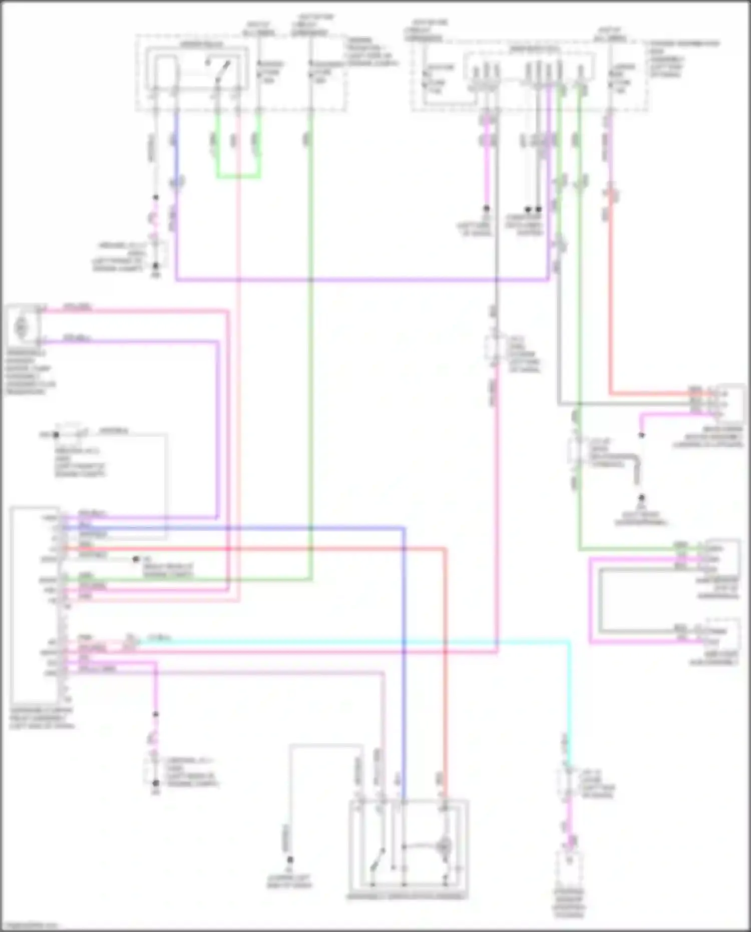 Wiring diagram engine room r/b 1 for Lexus NX AZ20 (2021-2024) (40 of 78)