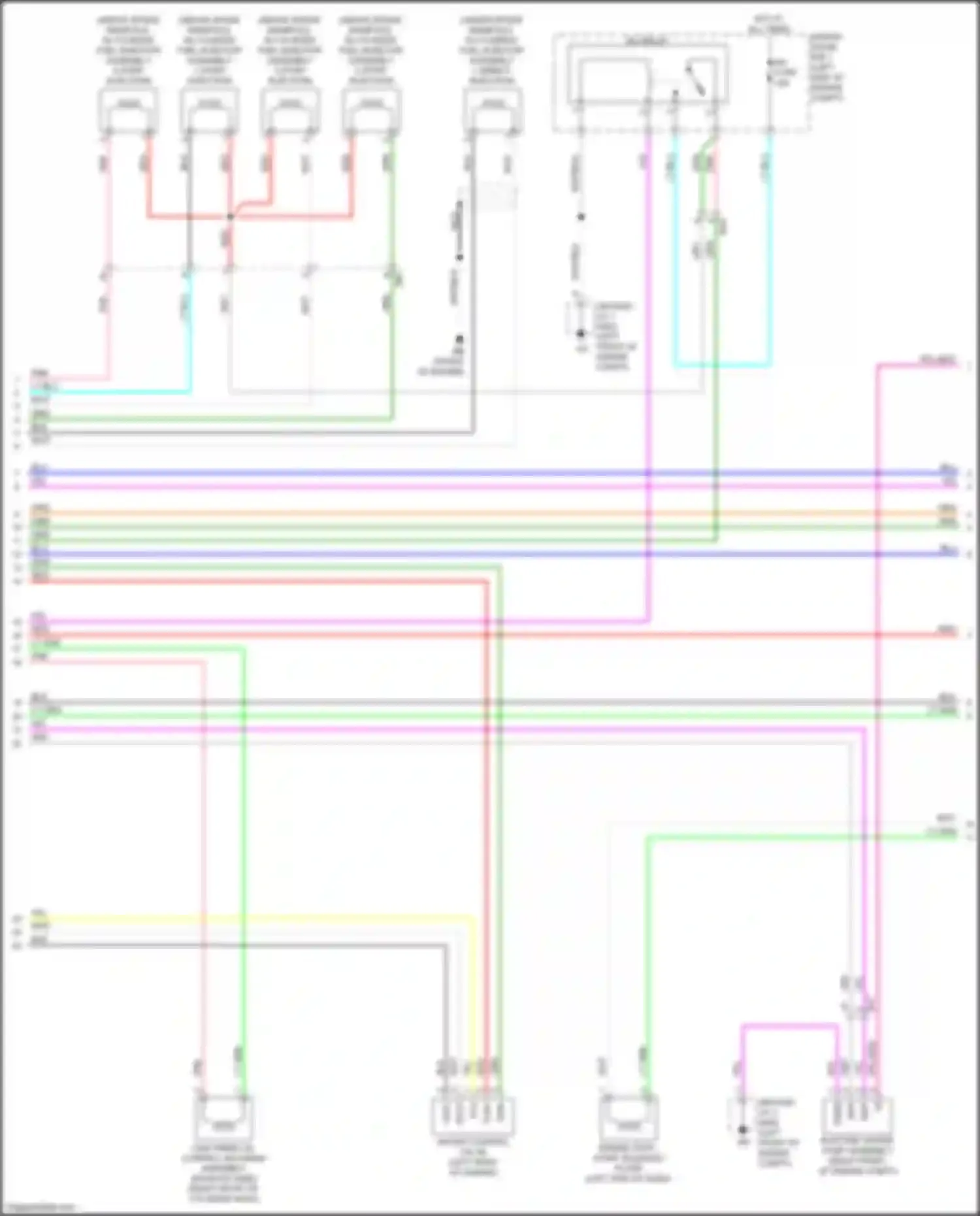 Wiring diagram fcm+ for Lexus NX AZ20 (2021-2024) (2 of 2)