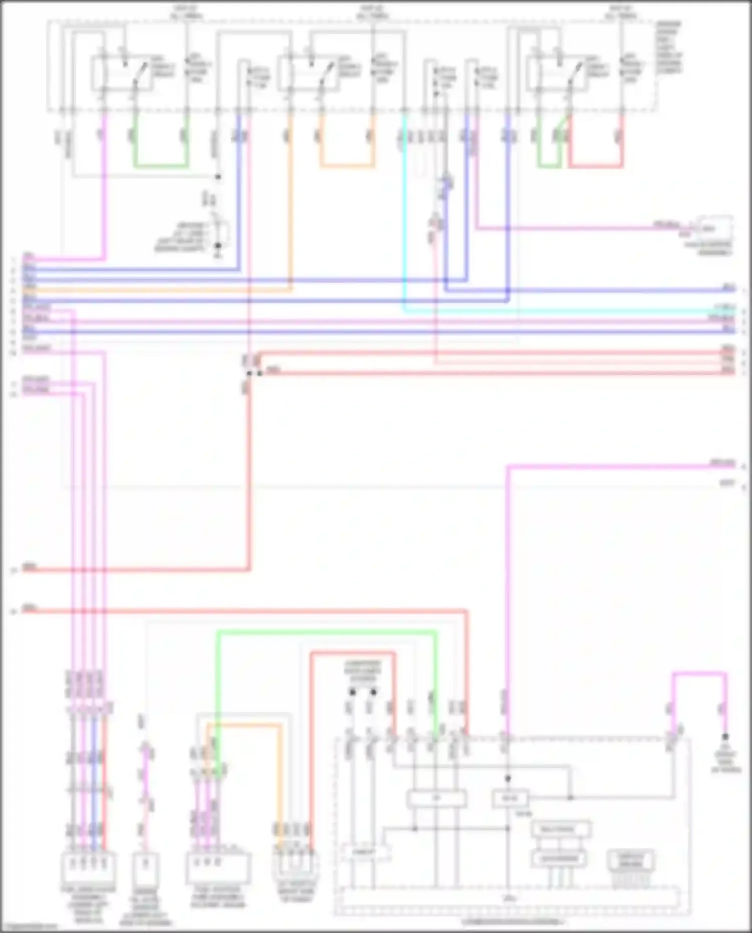 Wiring diagram fuel main valve assembly for Lexus NX AZ20 (2021-2024) (1 of 1)