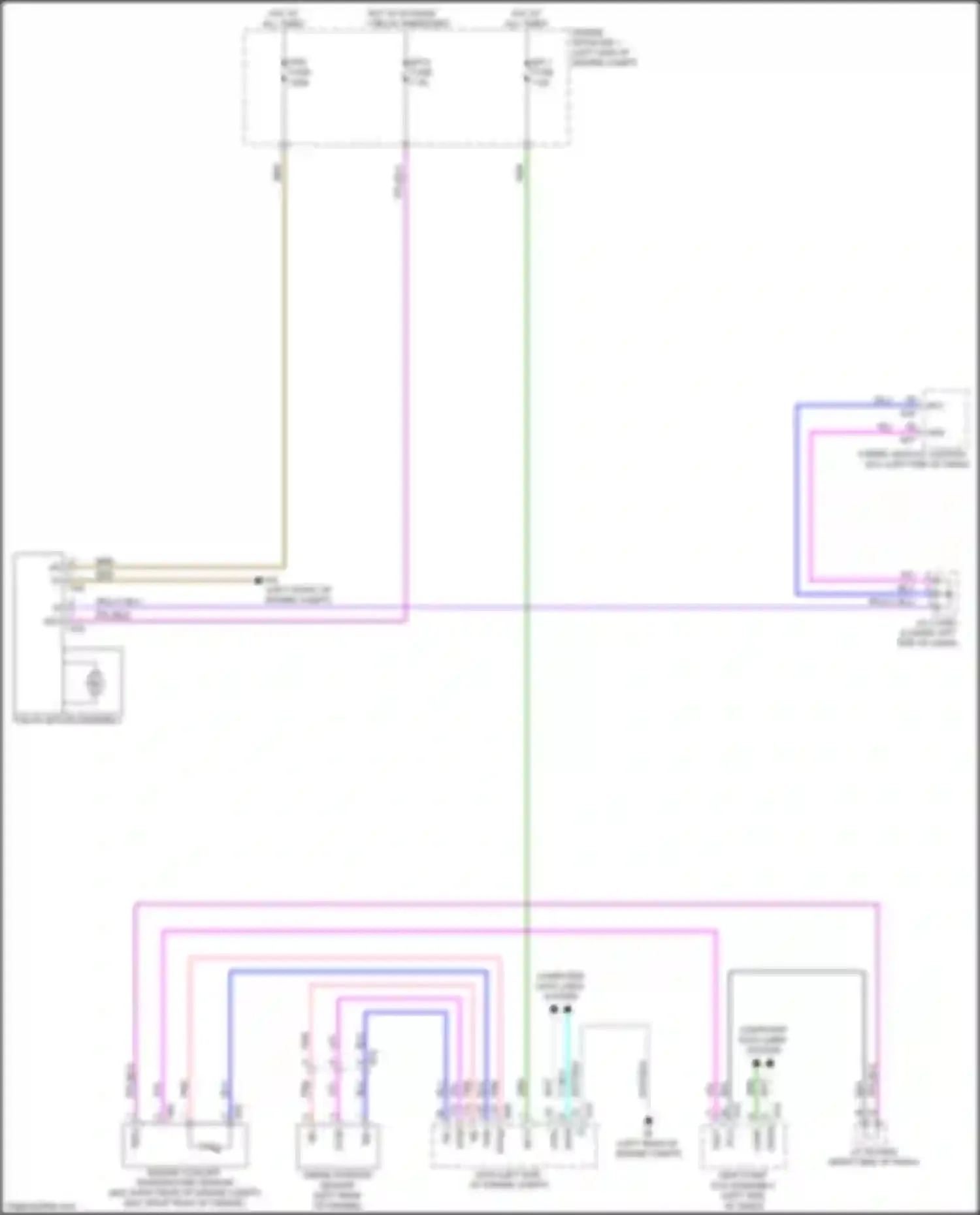 Wiring diagram hot w/ efi-main 1 relay energized for Lexus NX AZ20 (2021-2024) (4 of 4)
